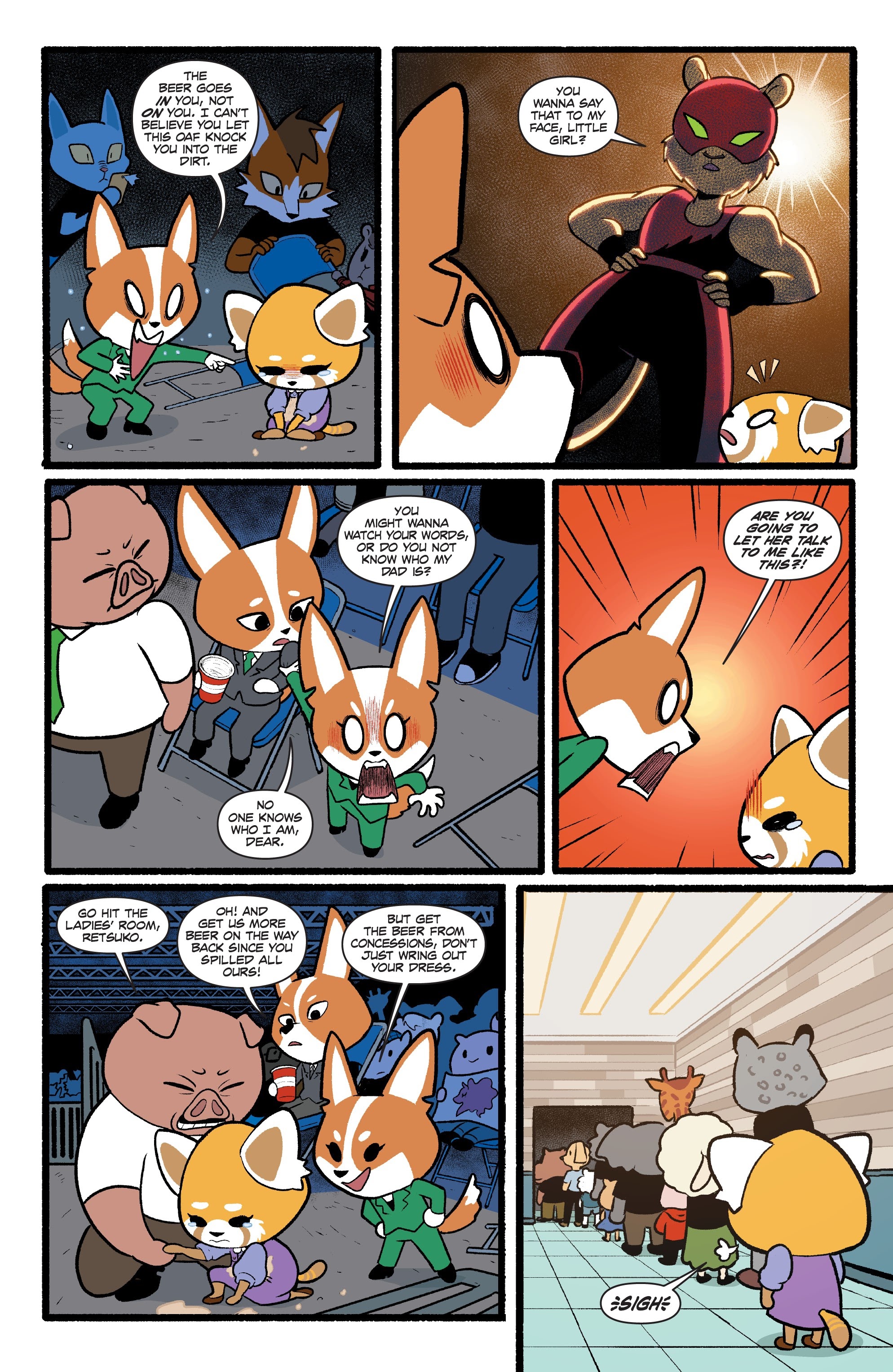 Read online Aggretsuko: Meet Her World comic -  Issue #3 - 17