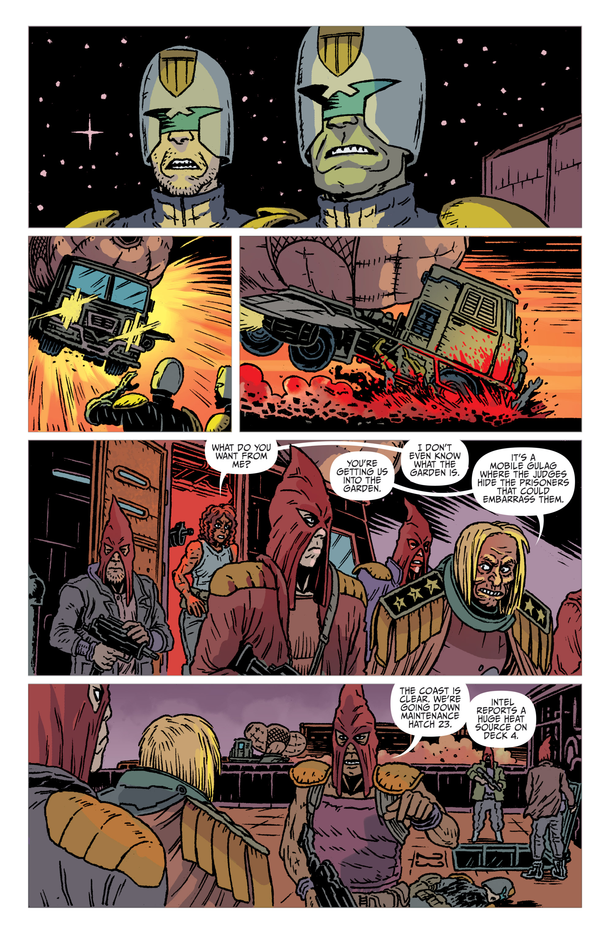 Read online Judge Dredd: The Blessed Earth comic -  Issue #8 - 8