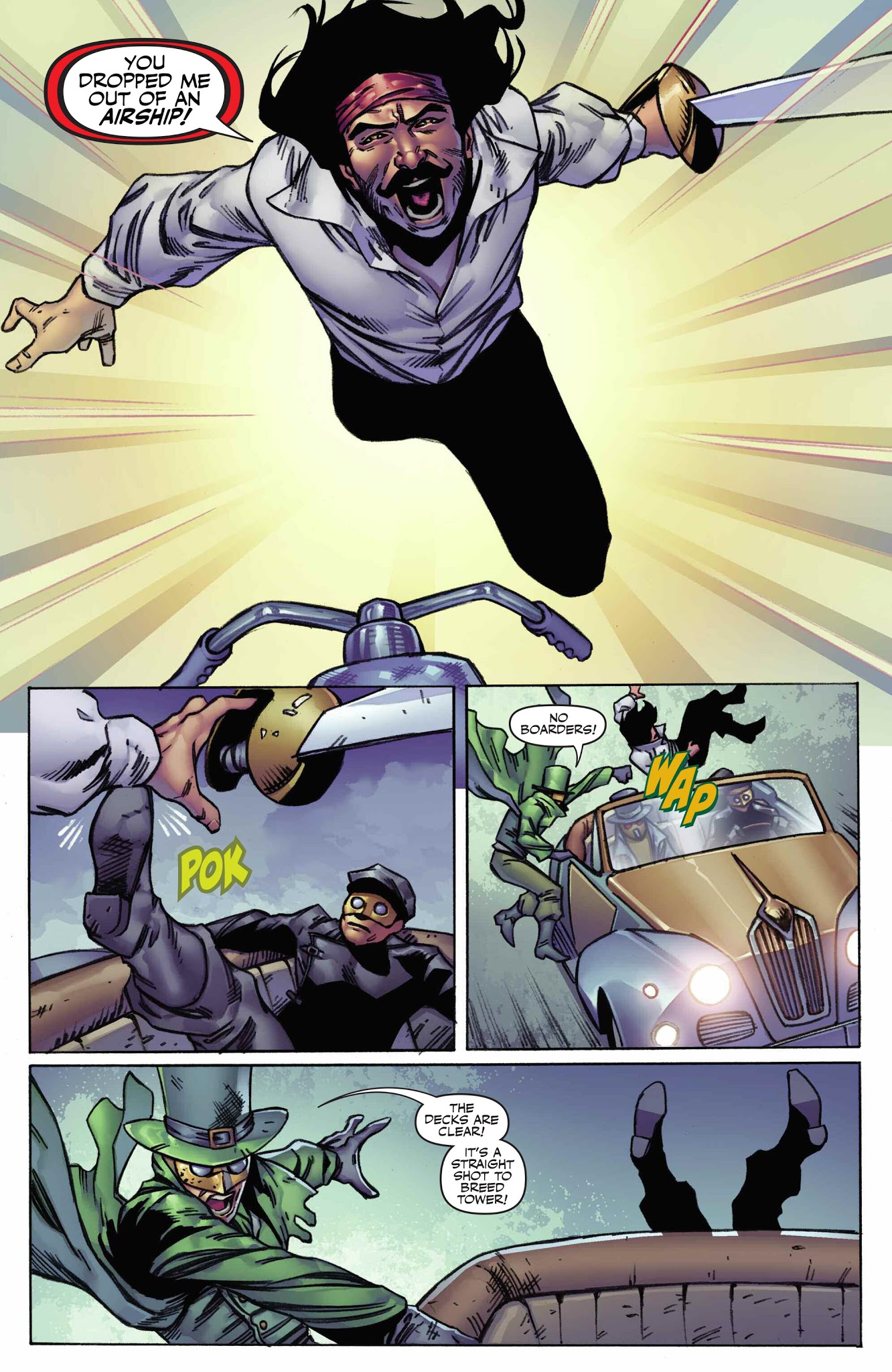 Read online Legenderry: Green Hornet comic -  Issue #4 - 9