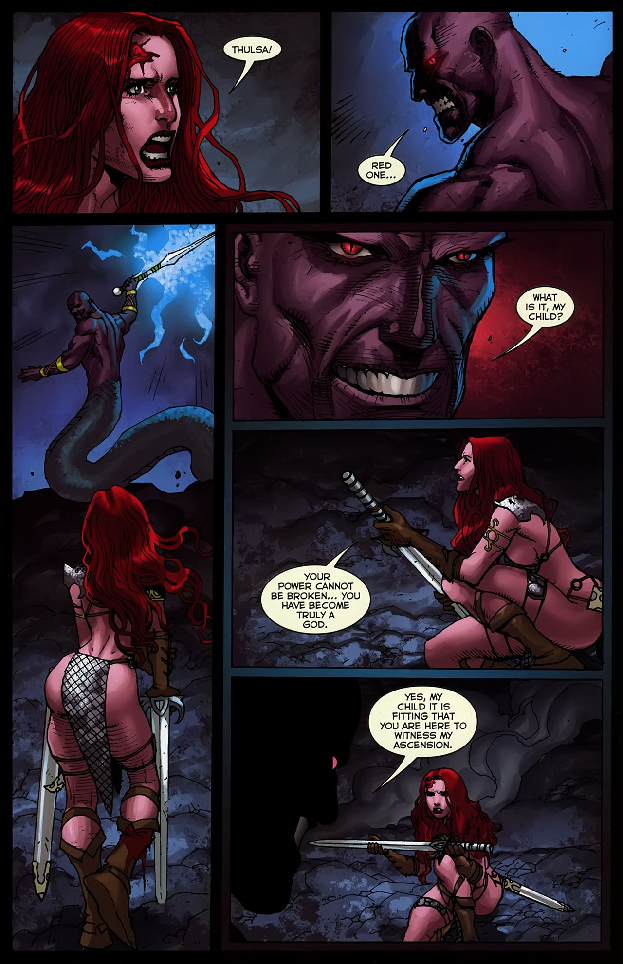 Read online Sword of Red Sonja: Doom of the Gods comic -  Issue #4 - 16