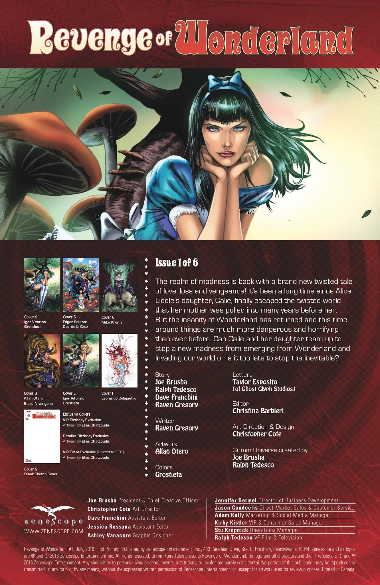 Read online Revenge of Wonderland comic -  Issue #1 - 2