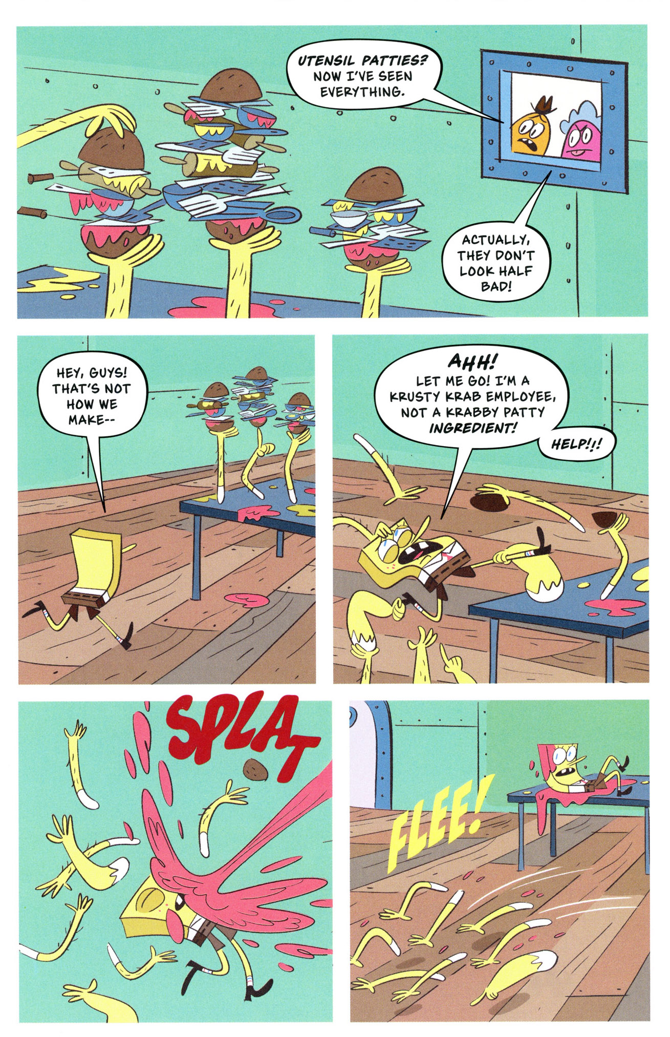 Read online Free Comic Book Day 2016 comic -  Issue # Spongebob Freestyle Funnies - 9