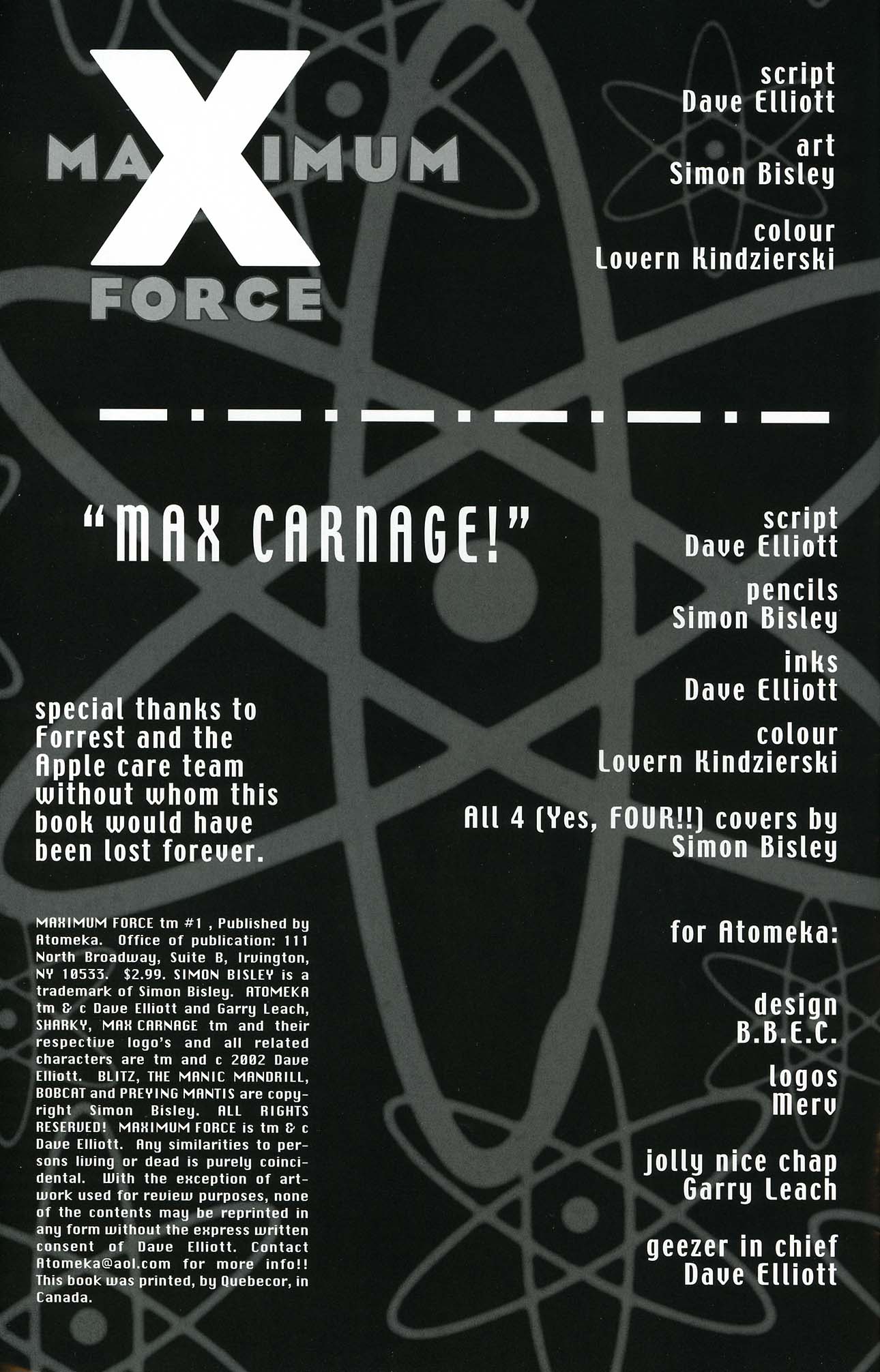 Read online Maximum Force comic -  Issue # Full - 2