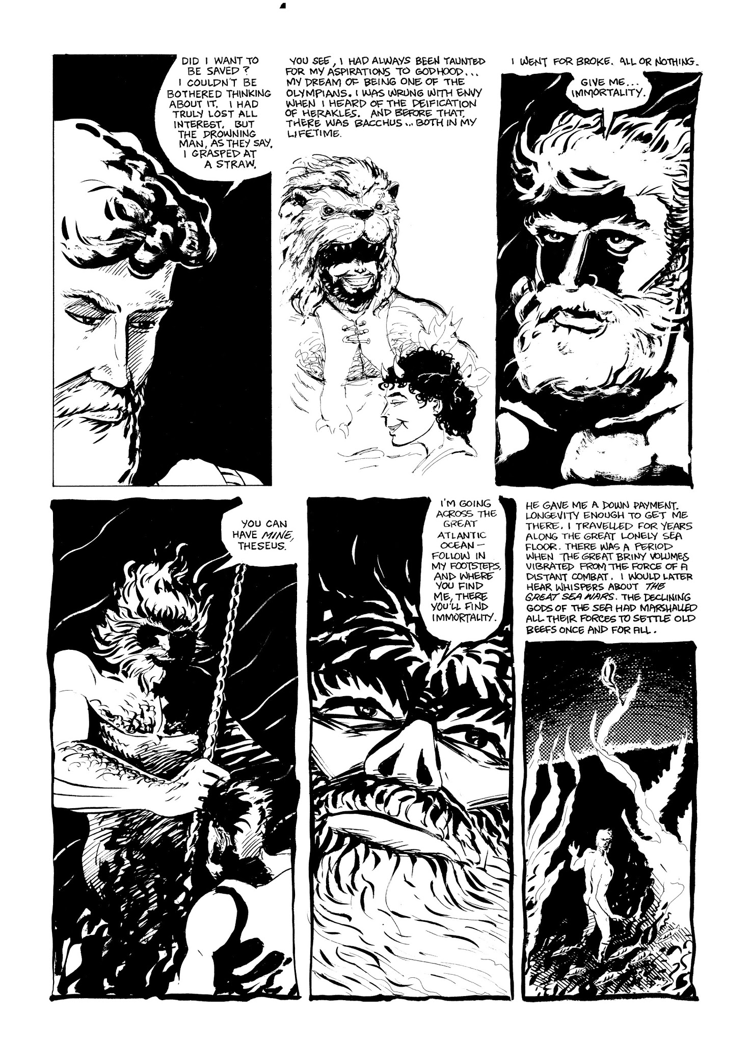 Read online Eddie Campbell's Bacchus comic -  Issue # TPB 1 - 190