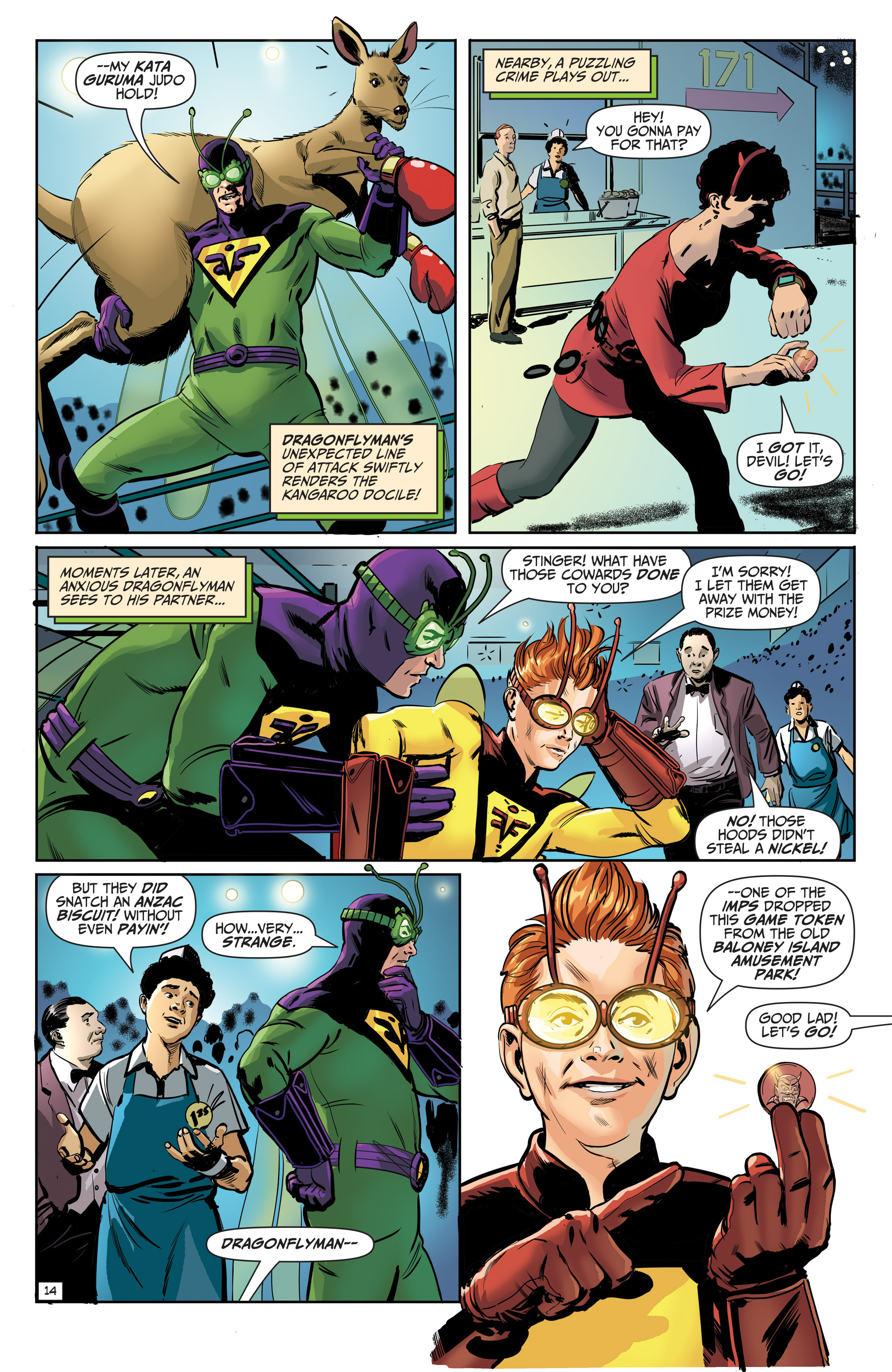 Read online Dragonfly & Dragonflyman comic -  Issue #1 - 16