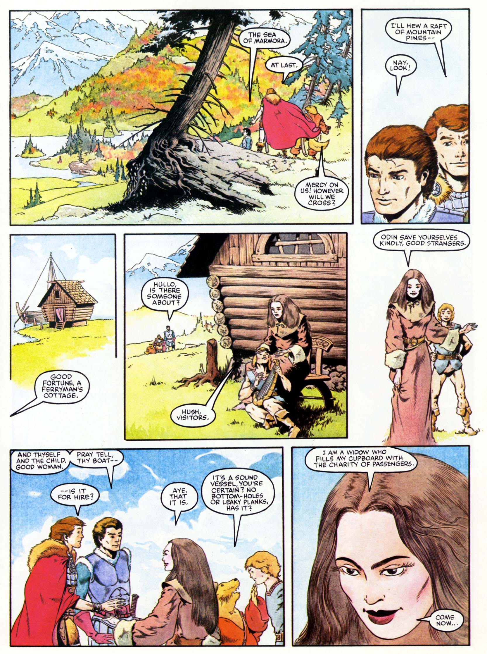Read online Marvel Graphic Novel comic -  Issue #15 - The Raven Banner - 39