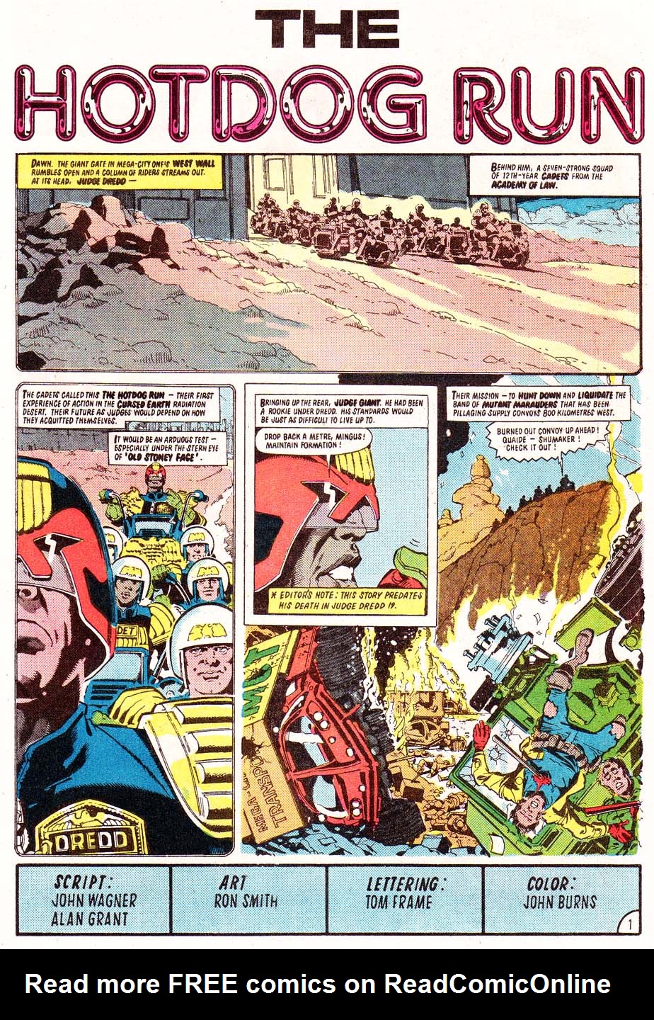 Read online Judge Dredd (1983) comic -  Issue #28 - 3