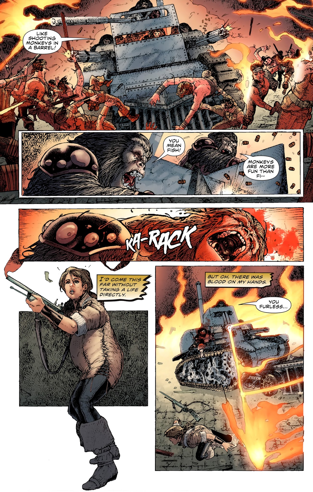 Read online Planet of the Apes (2011) comic -  Issue #8 - 17
