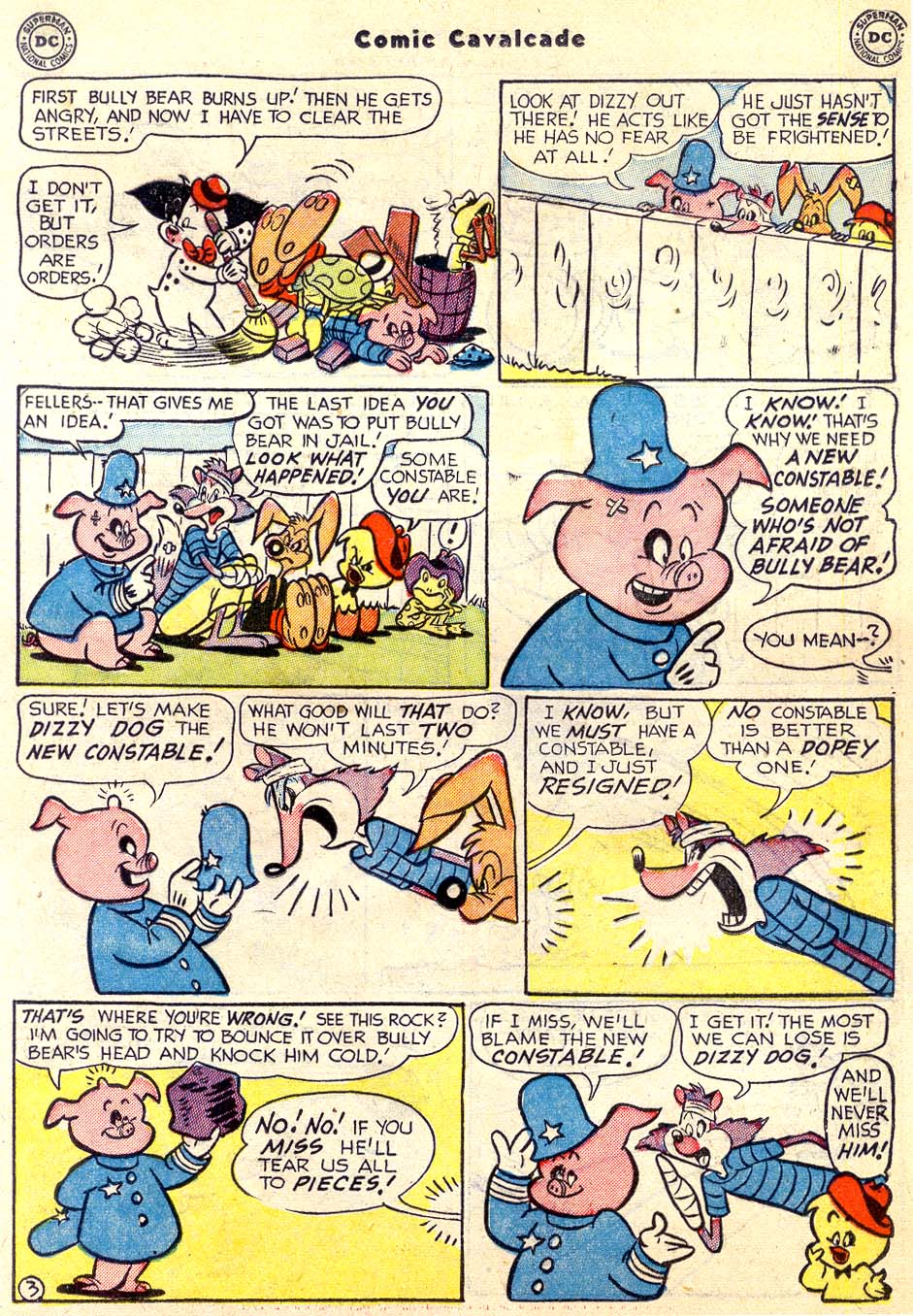 Read online Comic Cavalcade comic -  Issue #54 - 33