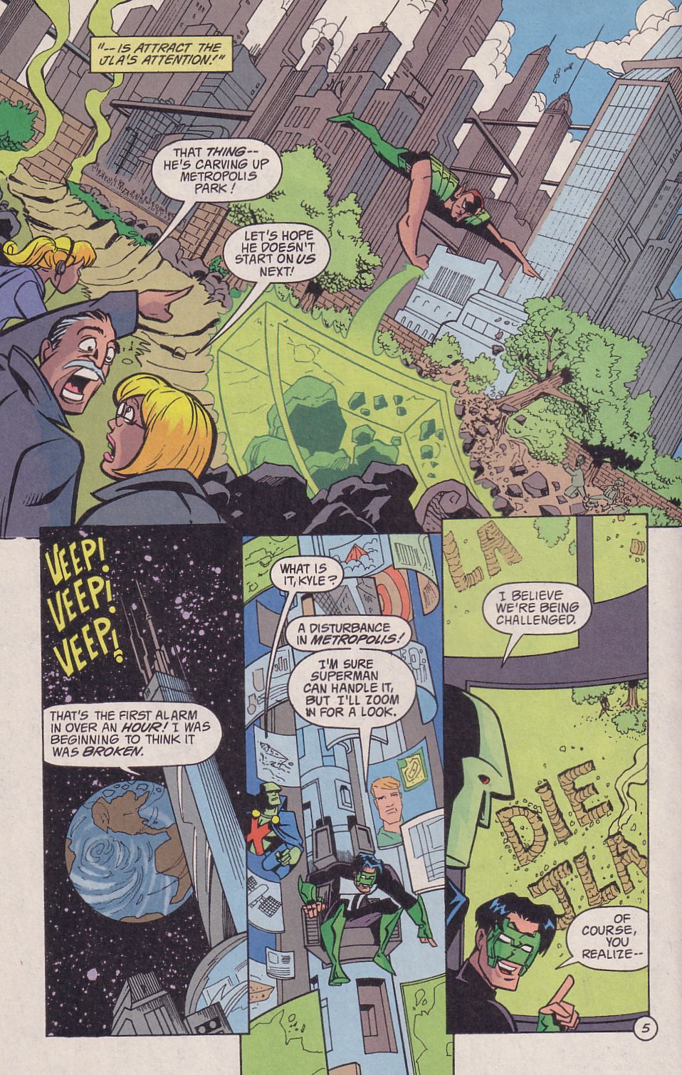 Read online Adventures in the DC Universe comic -  Issue #18 - 6