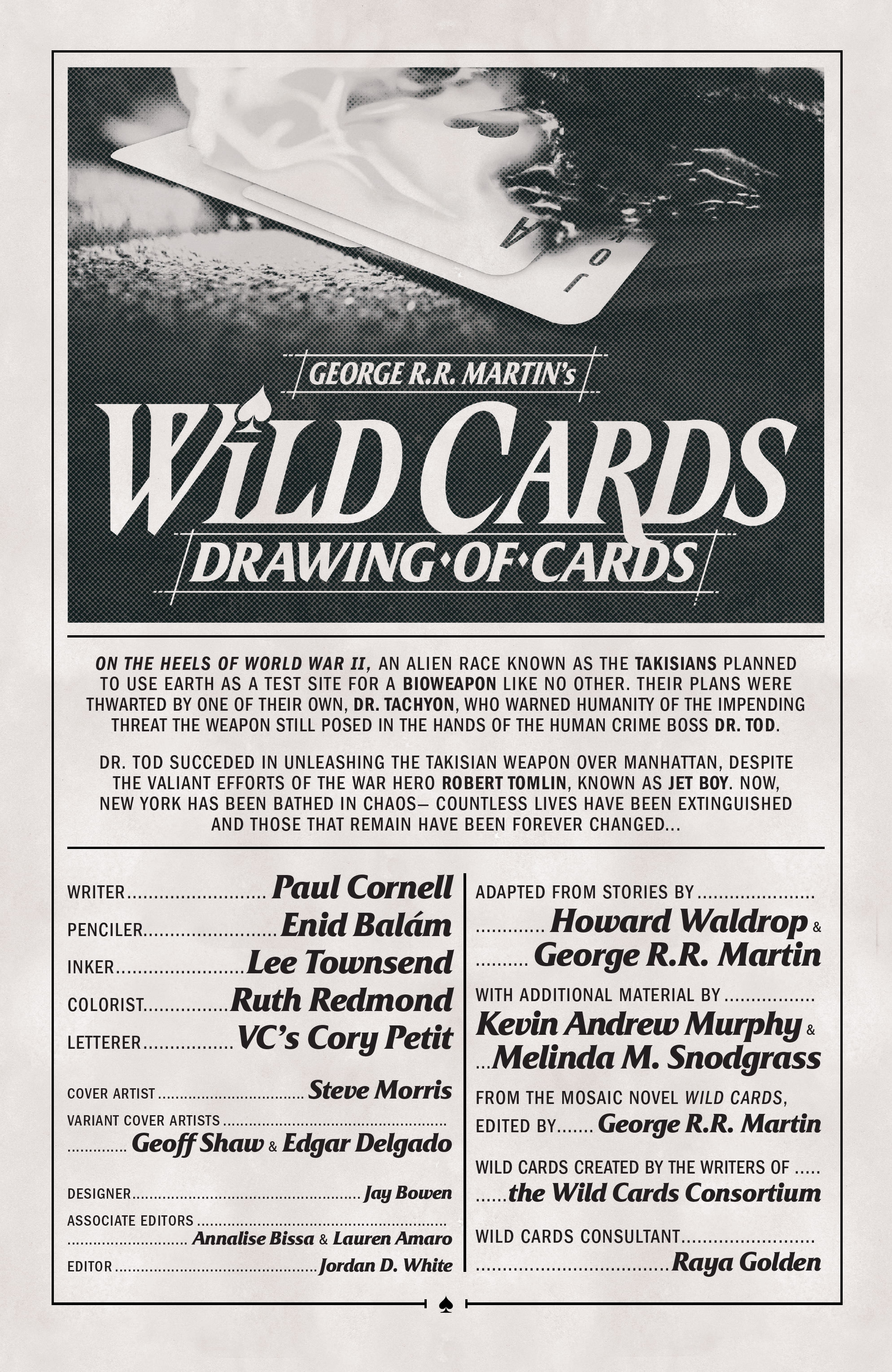 Read online Wild Cards: The Drawing Of Cards comic -  Issue #3 - 2