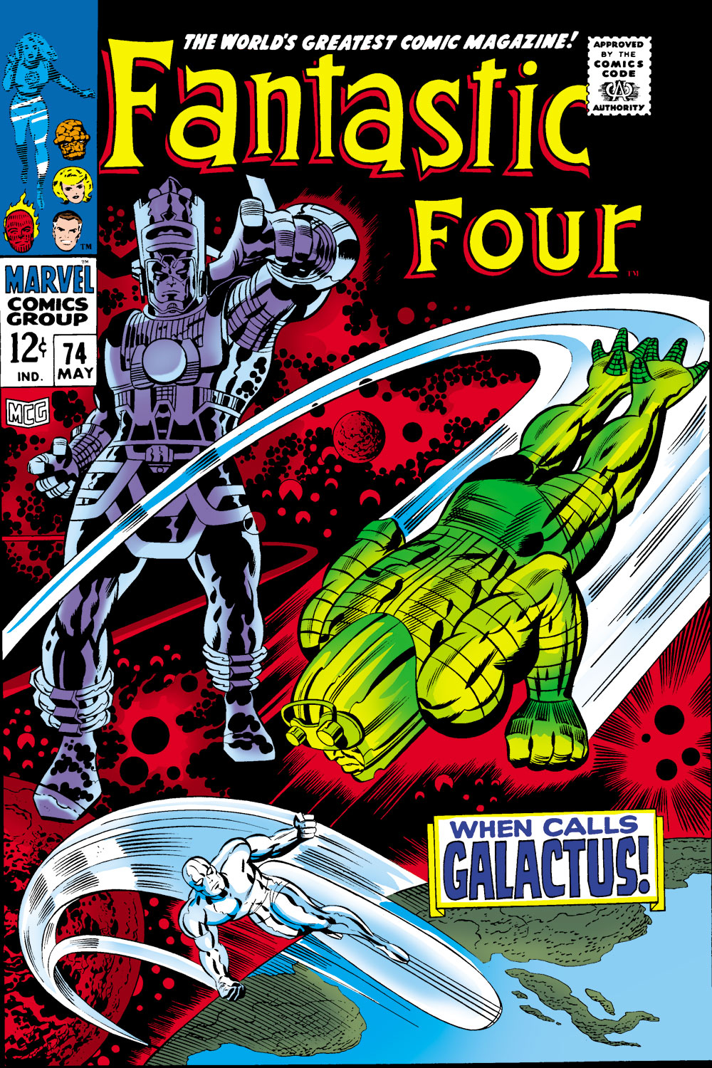 Read online Fantastic Four (1961) comic -  Issue #74 - 1