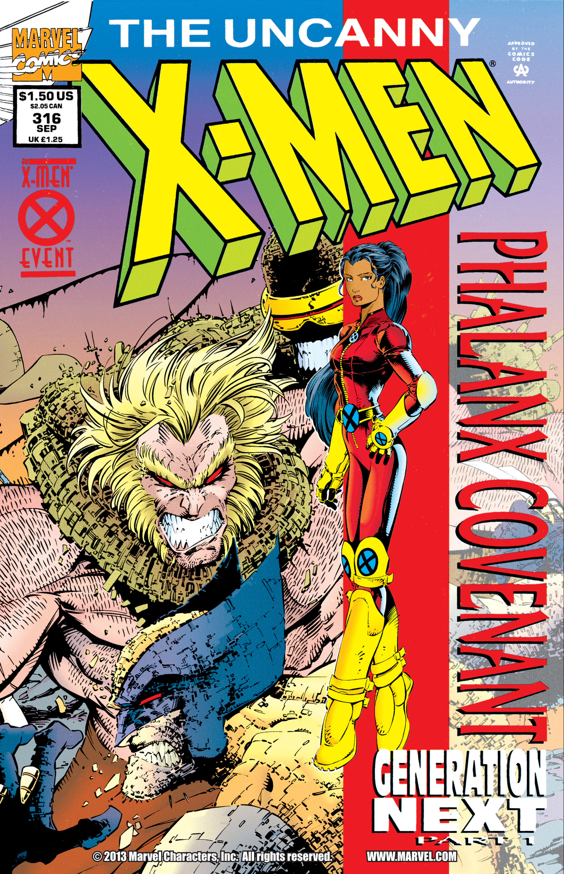 Read online Uncanny X-Men (1963) comic -  Issue #316 - 1