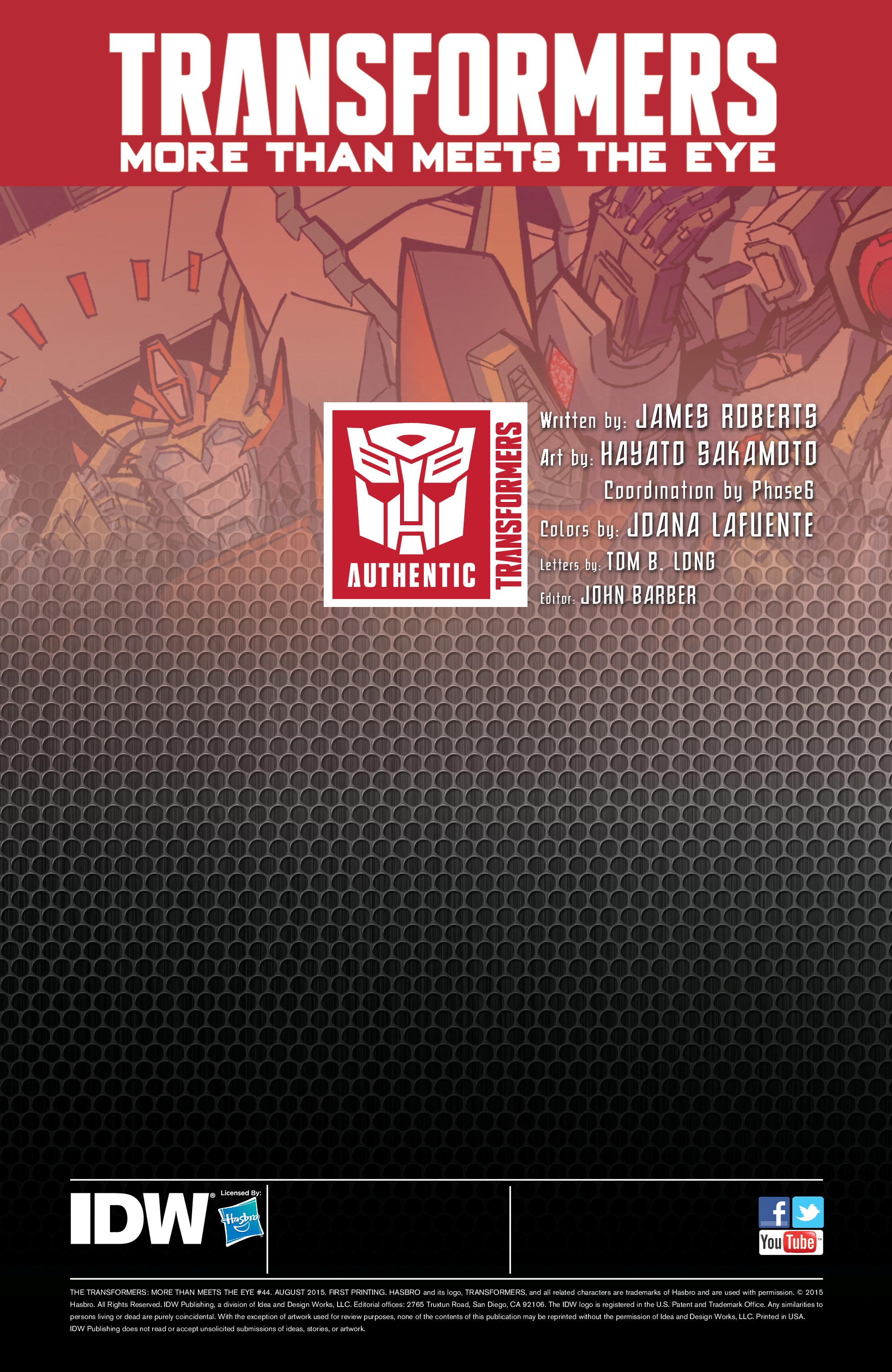 Read online The Transformers: More Than Meets The Eye comic -  Issue #44 - 2