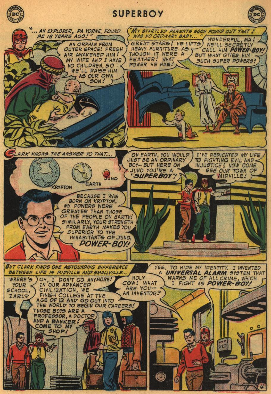 Read online Superboy (1949) comic -  Issue #52 - 13