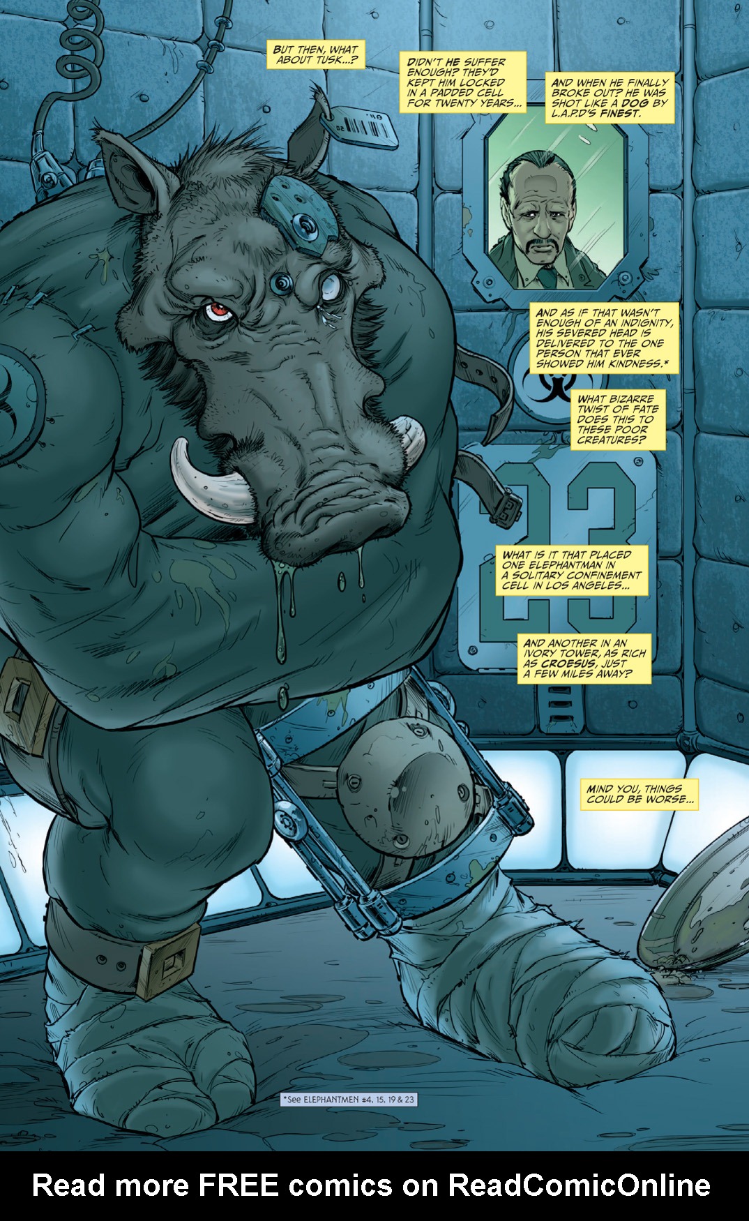Read online Elephantmen comic -  Issue #25 - 16