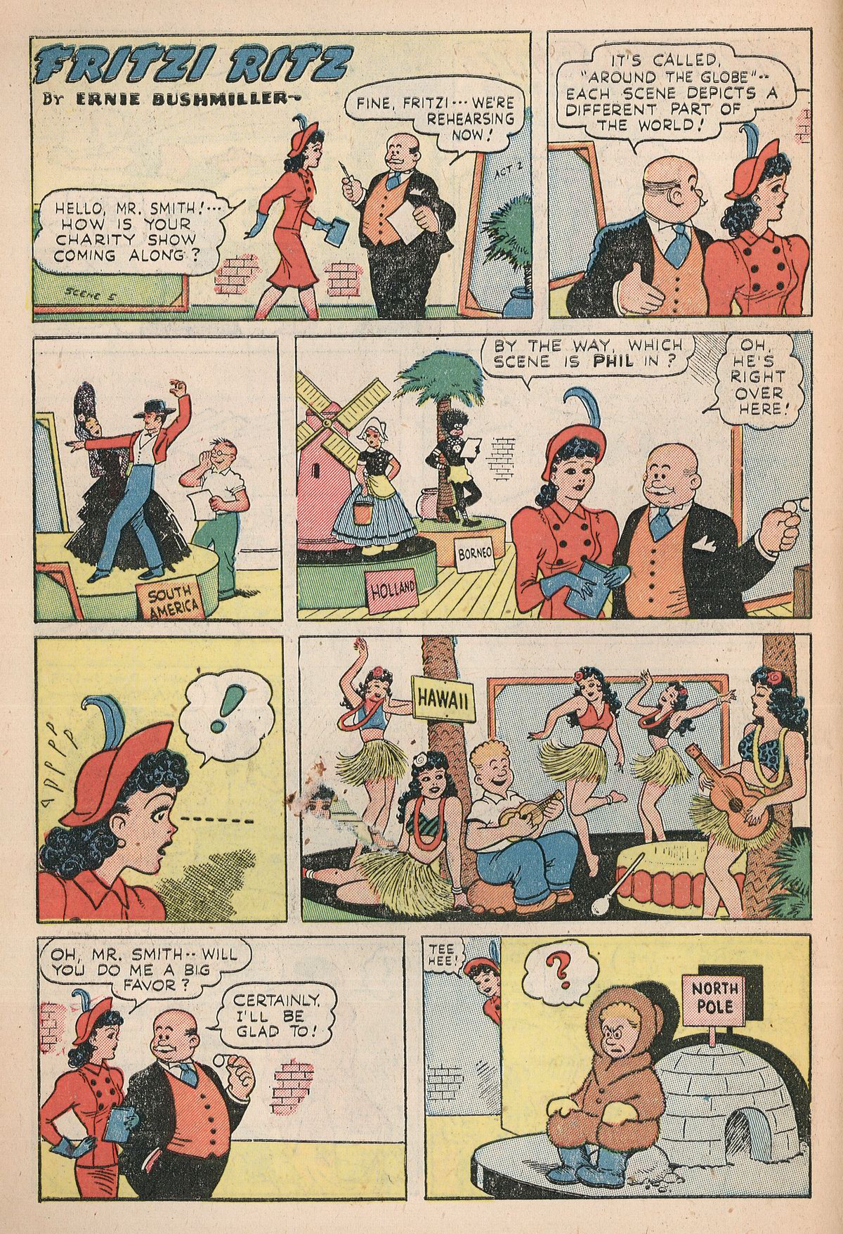 Read online Fritzi Ritz (1948) comic -  Issue #5 - 6