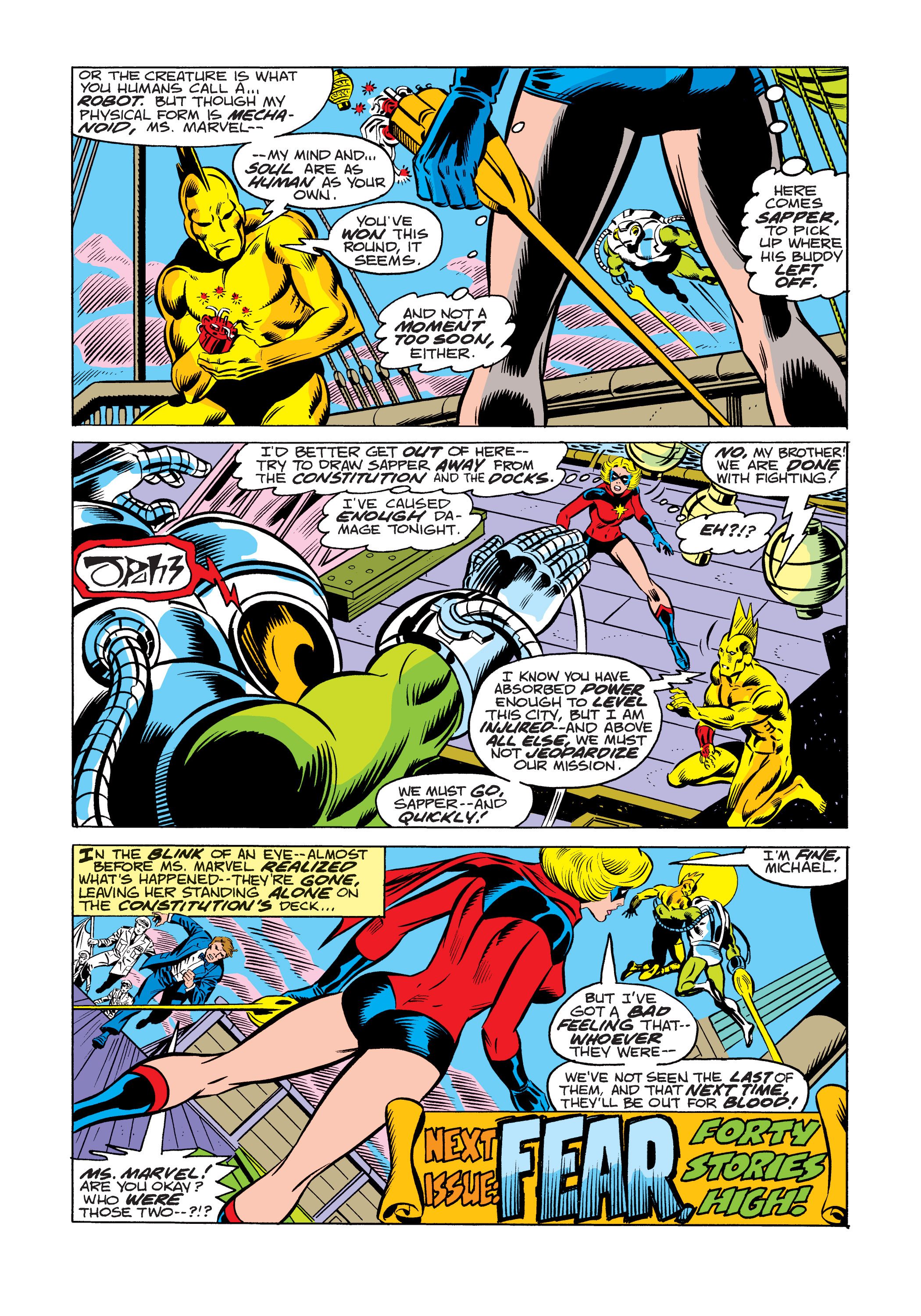 Read online Ms. Marvel (1977) comic -  Issue #13 - 18