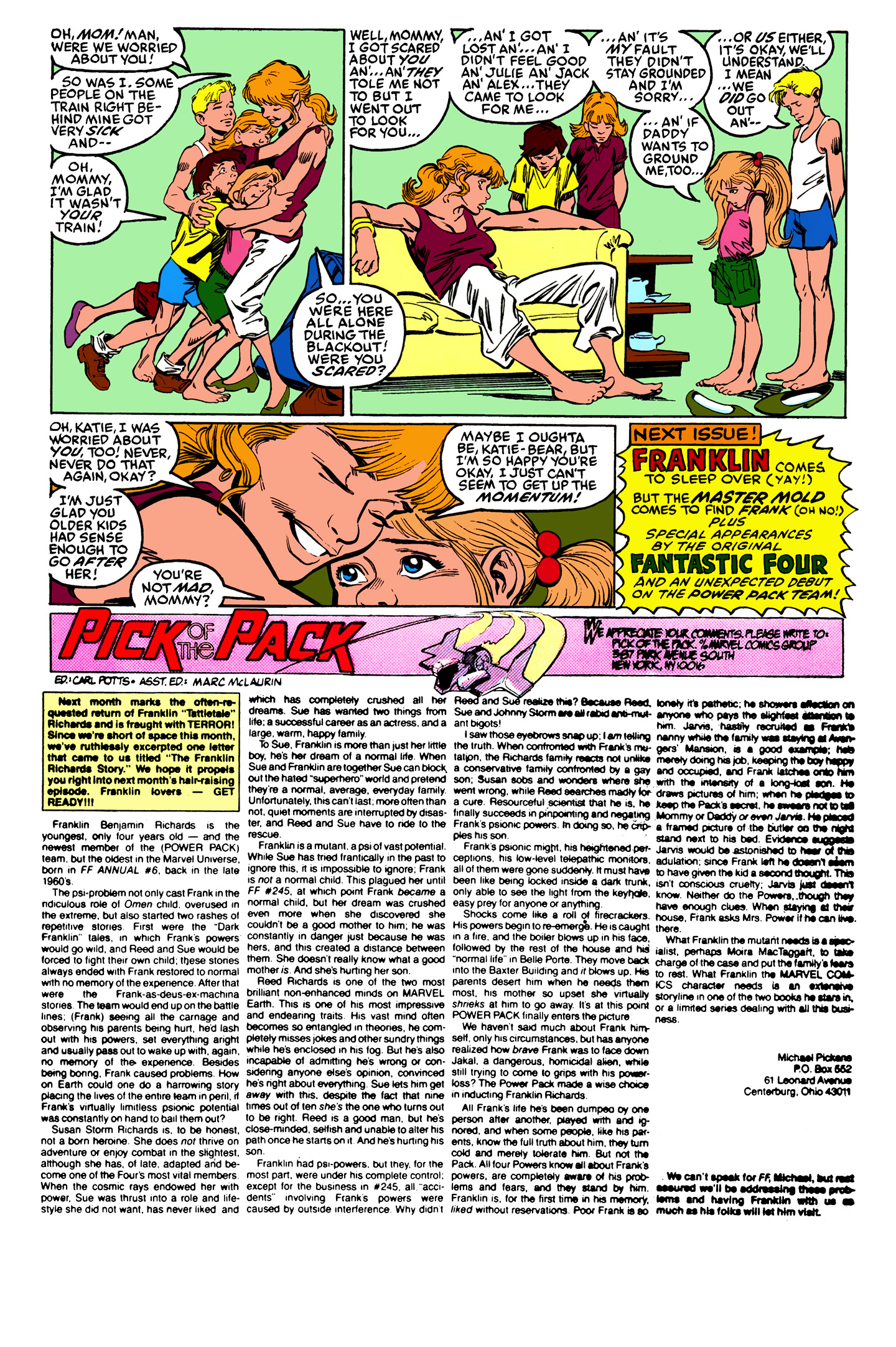 Read online Power Pack (1984) comic -  Issue #35 - 25