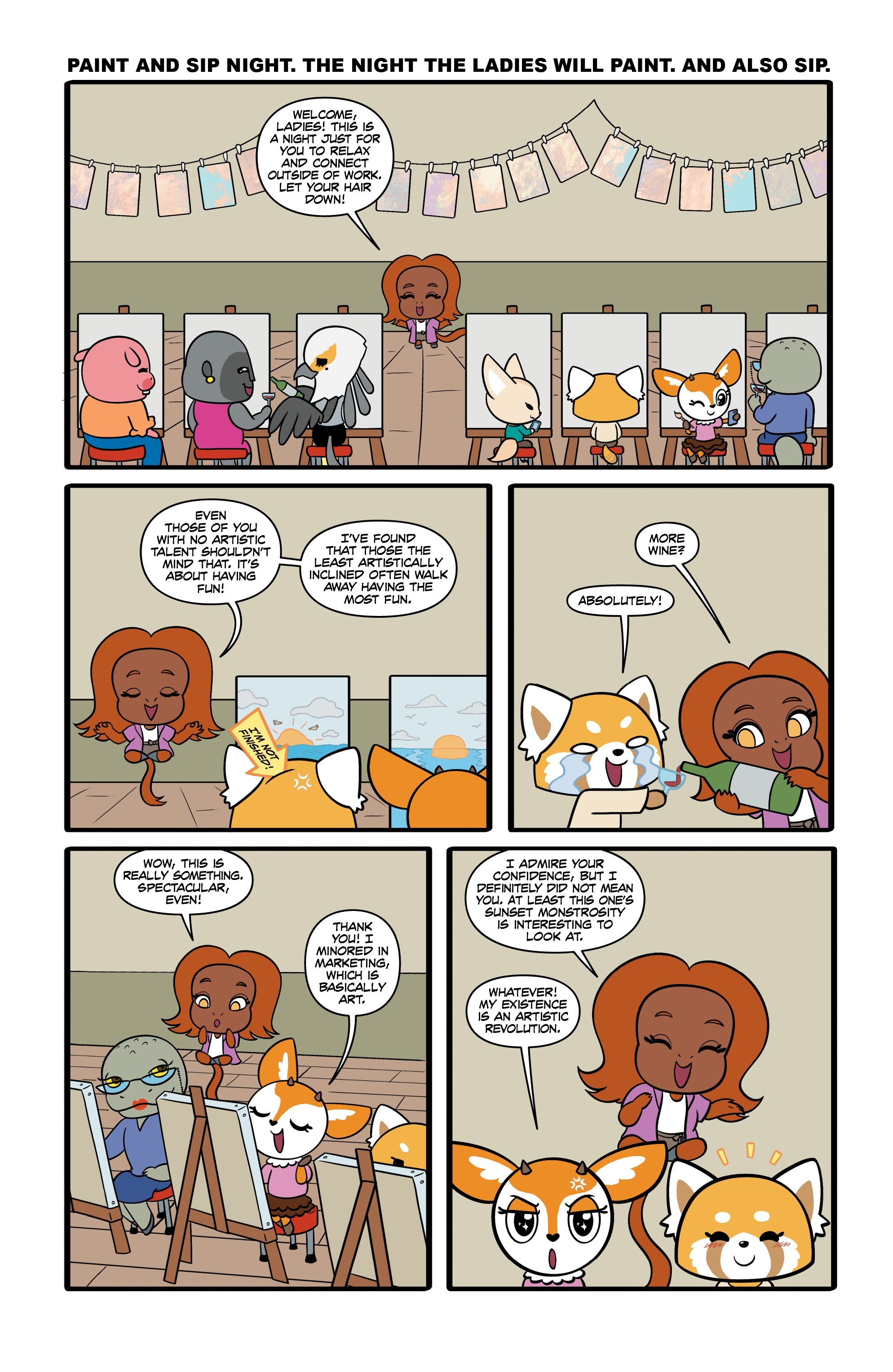 Read online Aggretsuko: Meet Her World comic -  Issue #2 - 9
