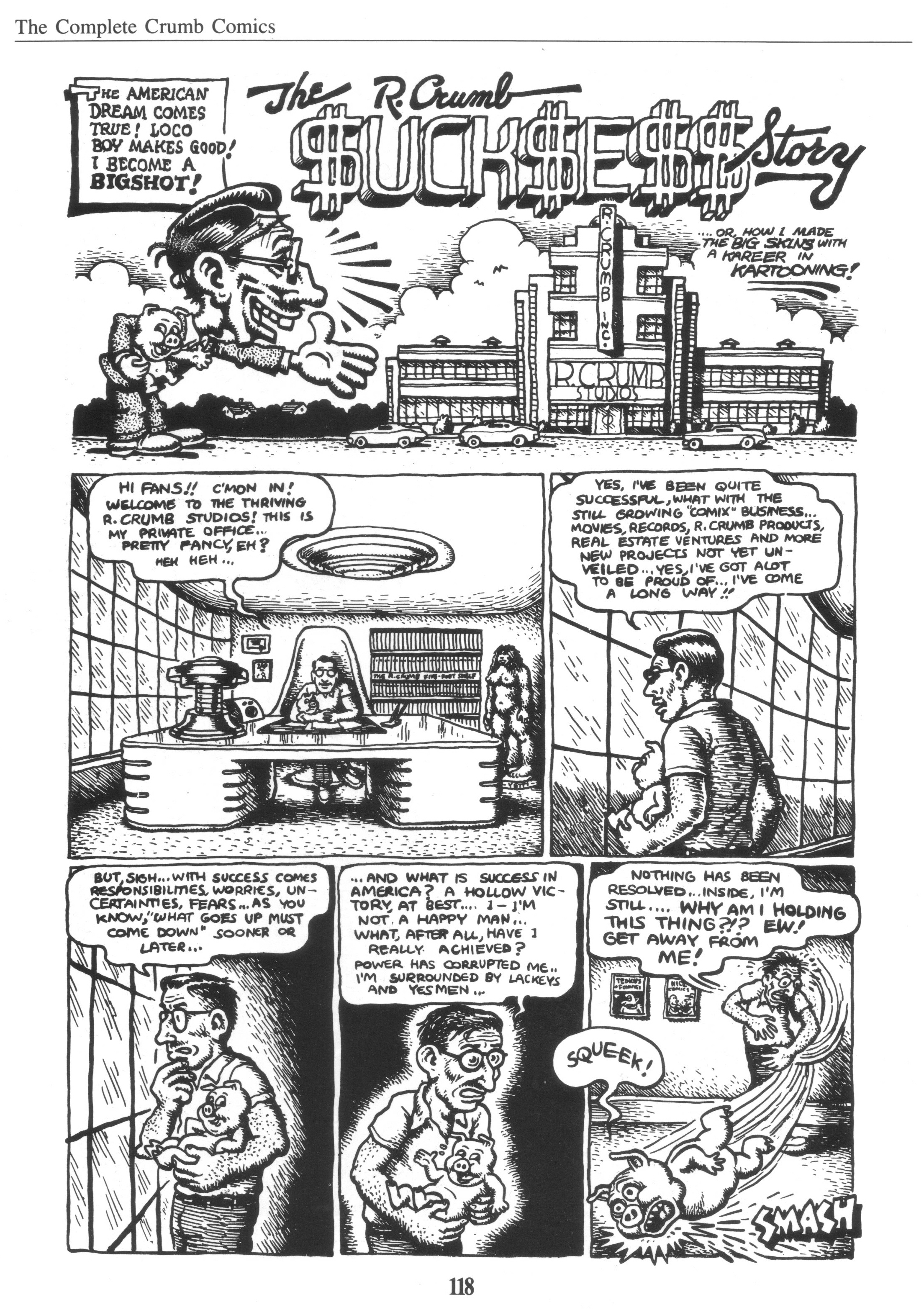 Read online The Complete Crumb Comics comic -  Issue # TPB 8 - 126