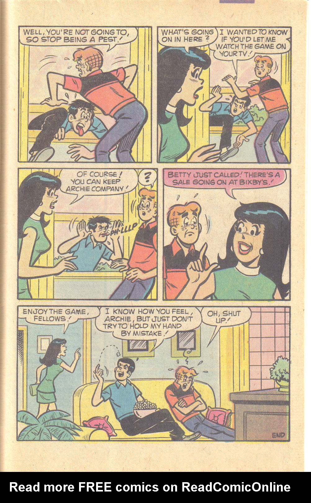 Read online Reggie and Me (1966) comic -  Issue #116 - 33