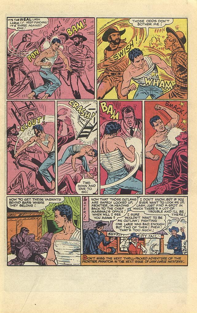 Read online Lash LaRue Western comic -  Issue #1 - 13