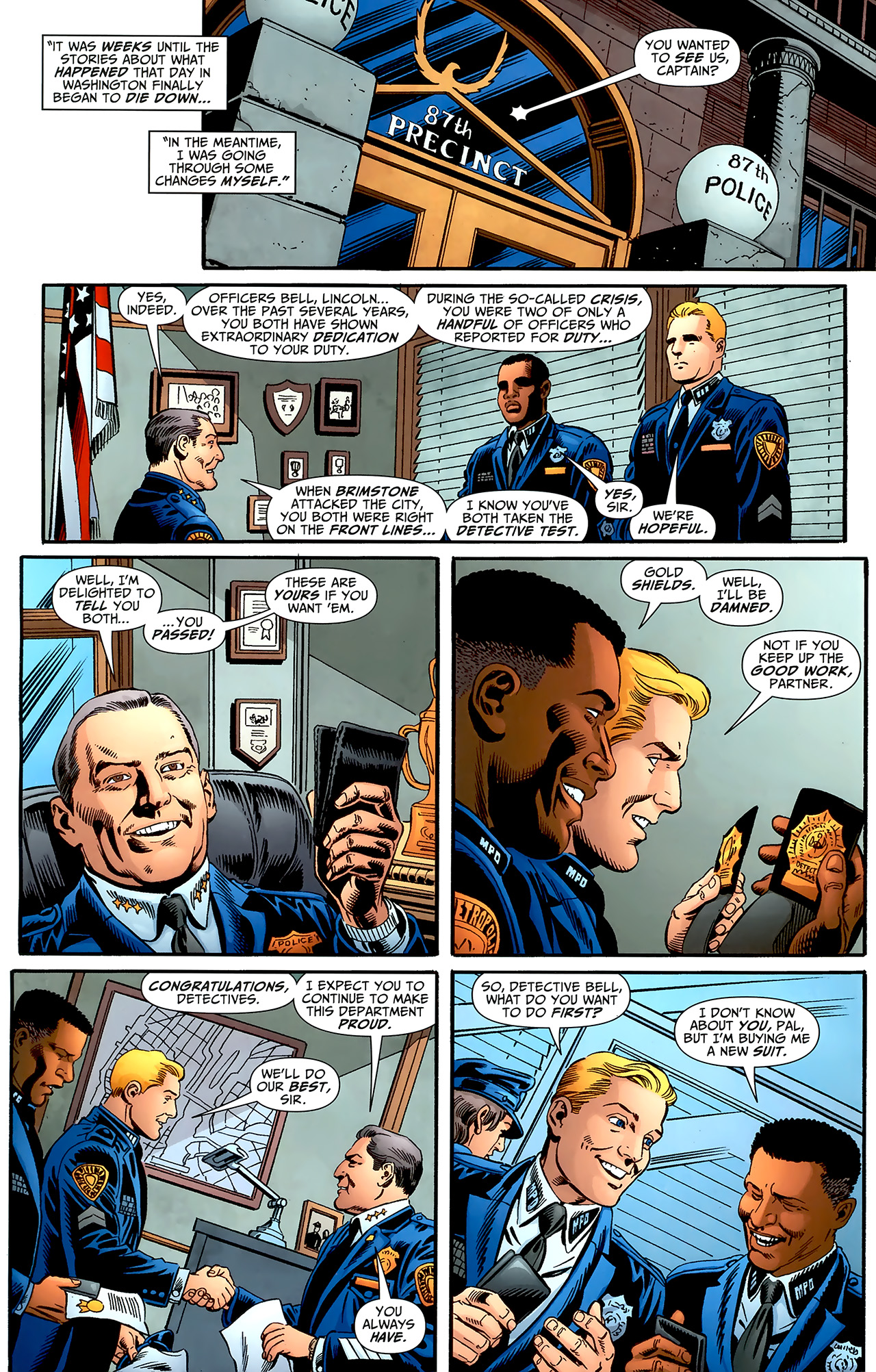 Read online DC Universe: Legacies comic -  Issue #6 - 22