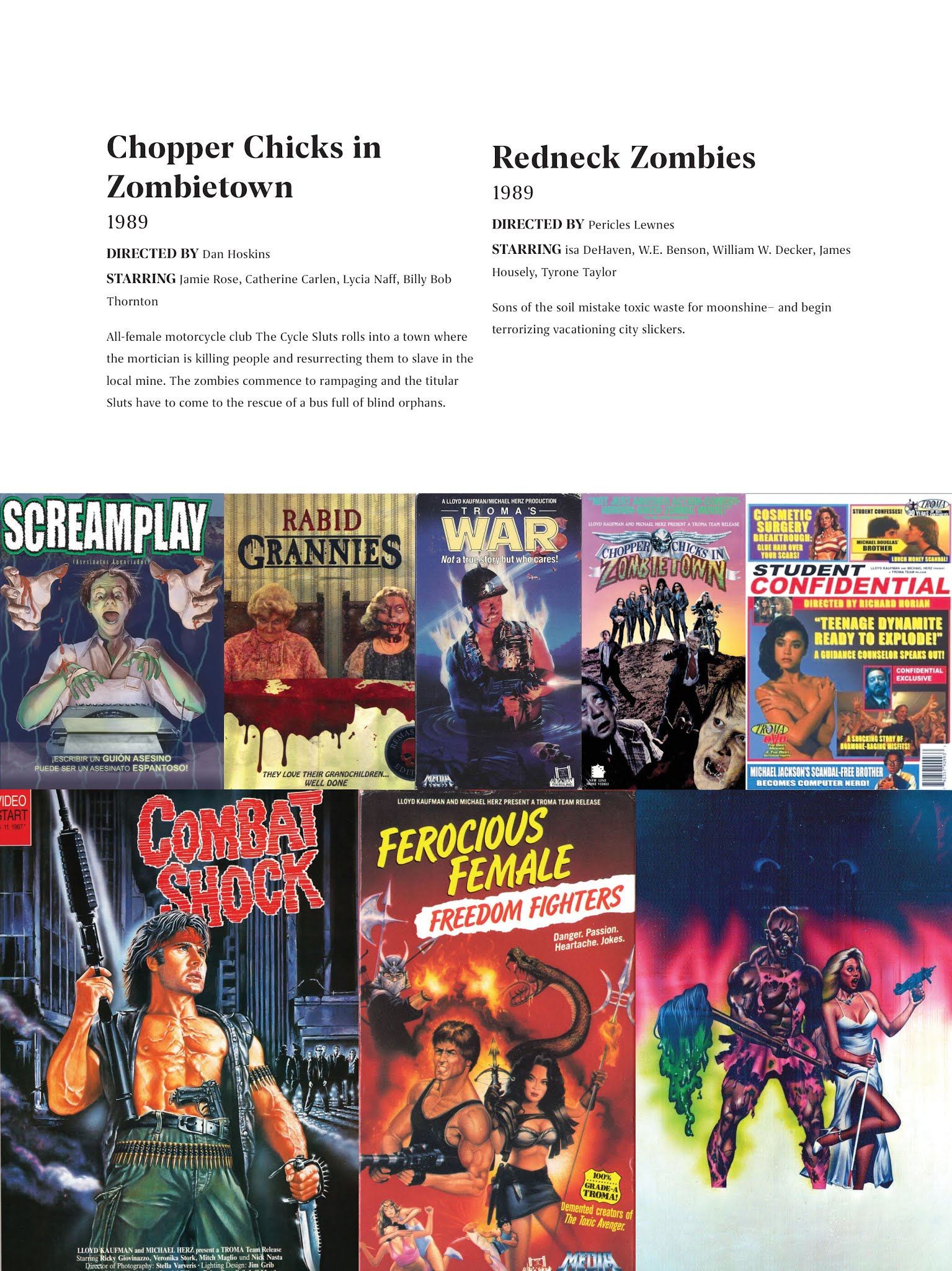 Read online The Art of Troma comic -  Issue # TPB (Part 1) - 94