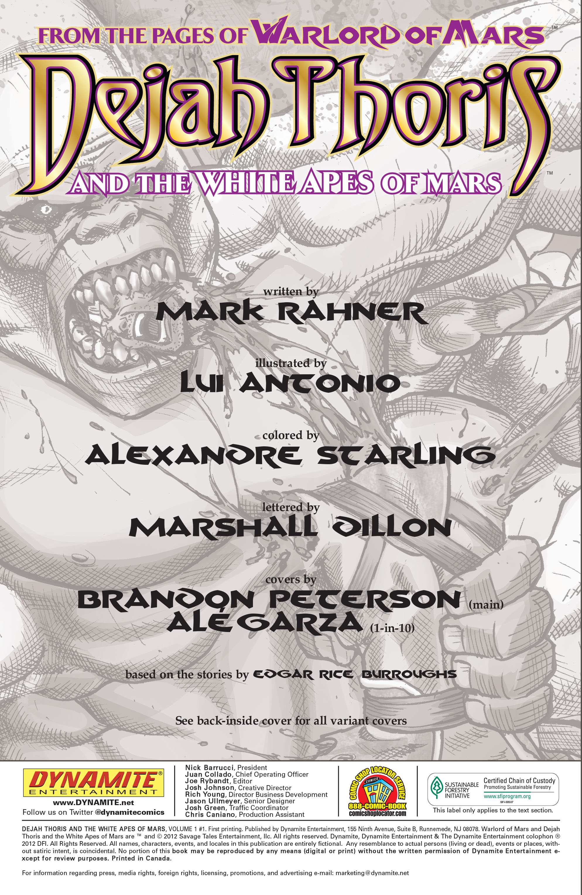 Read online Dejah Thoris and the White Apes of Mars comic -  Issue #1 - 3