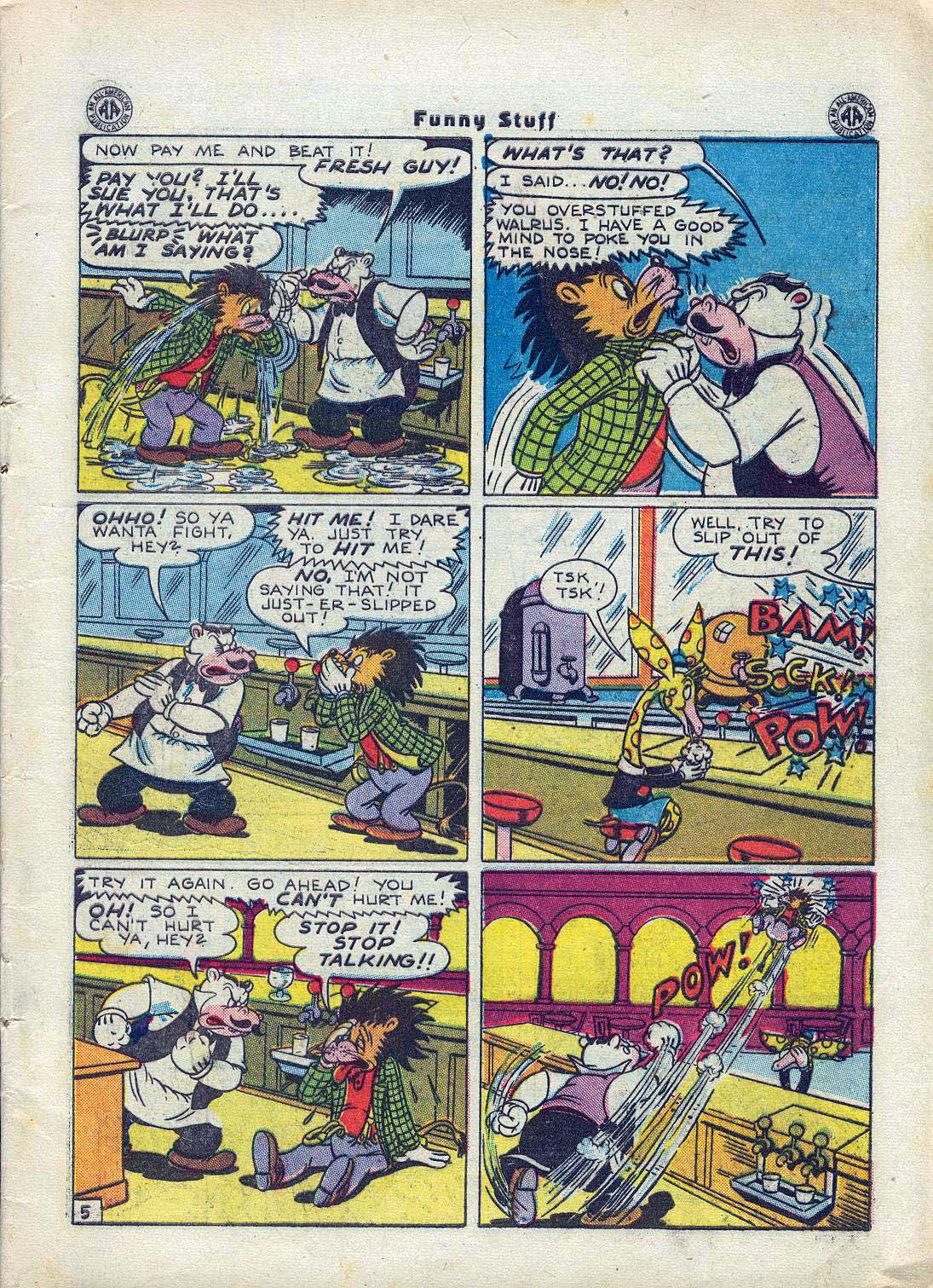 Read online Funny Stuff comic -  Issue #6 - 7