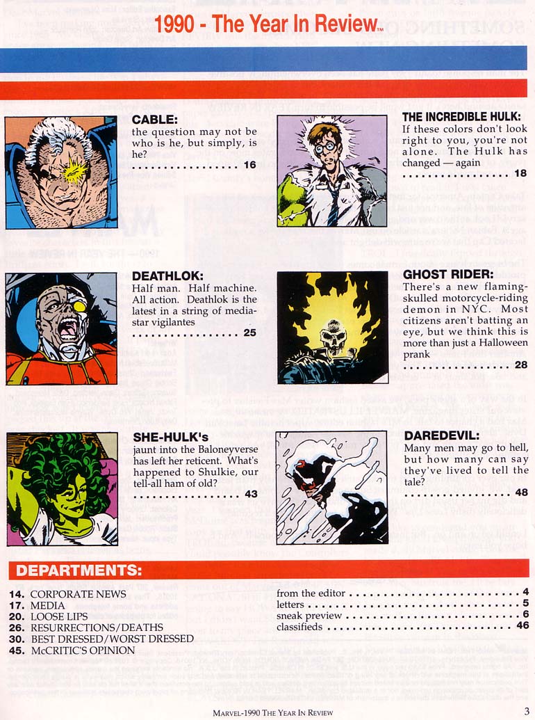 Read online Marvel: The Year-in-Review comic -  Issue #2 - 5