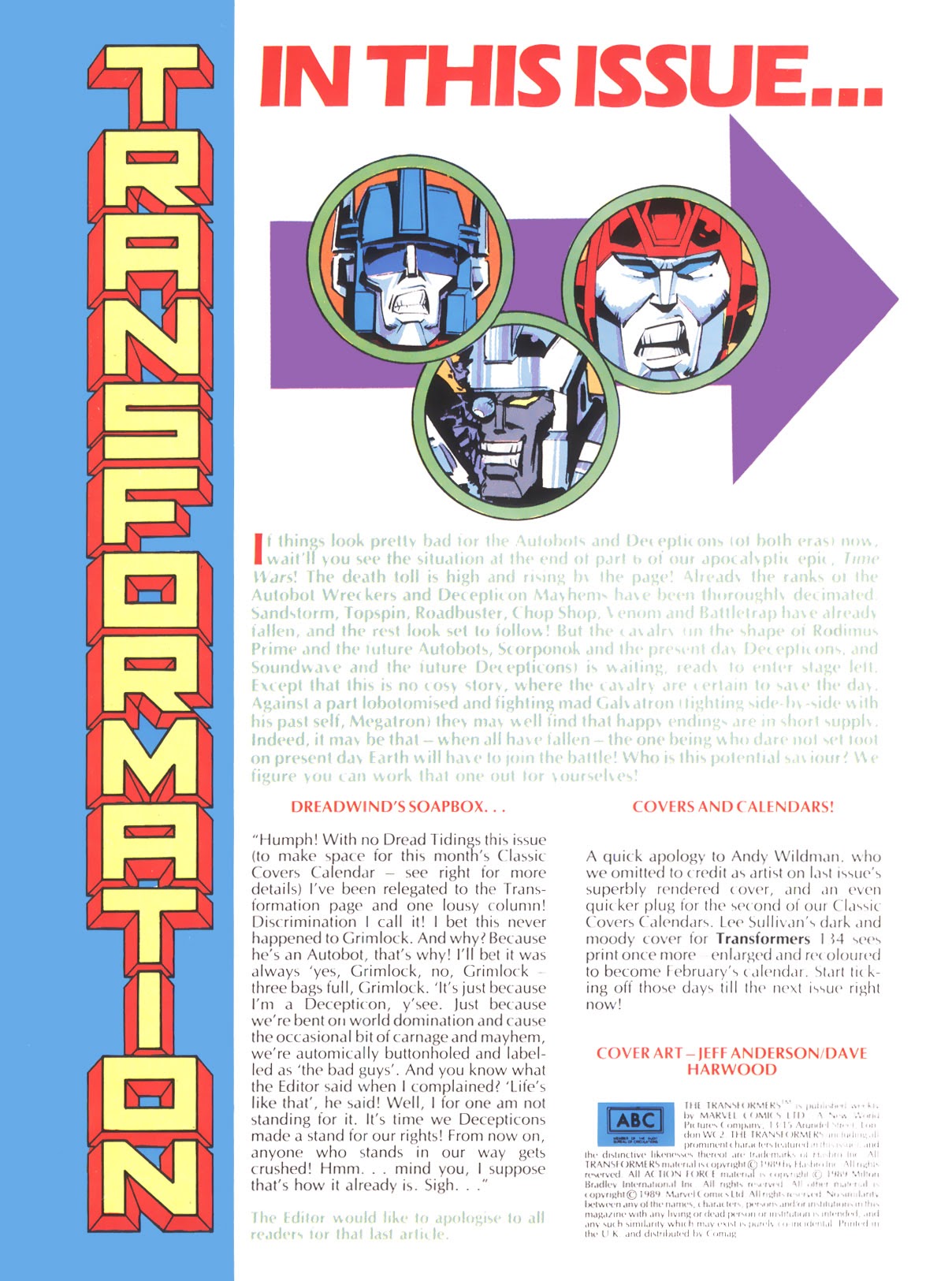 Read online The Transformers (UK) comic -  Issue #204 - 2