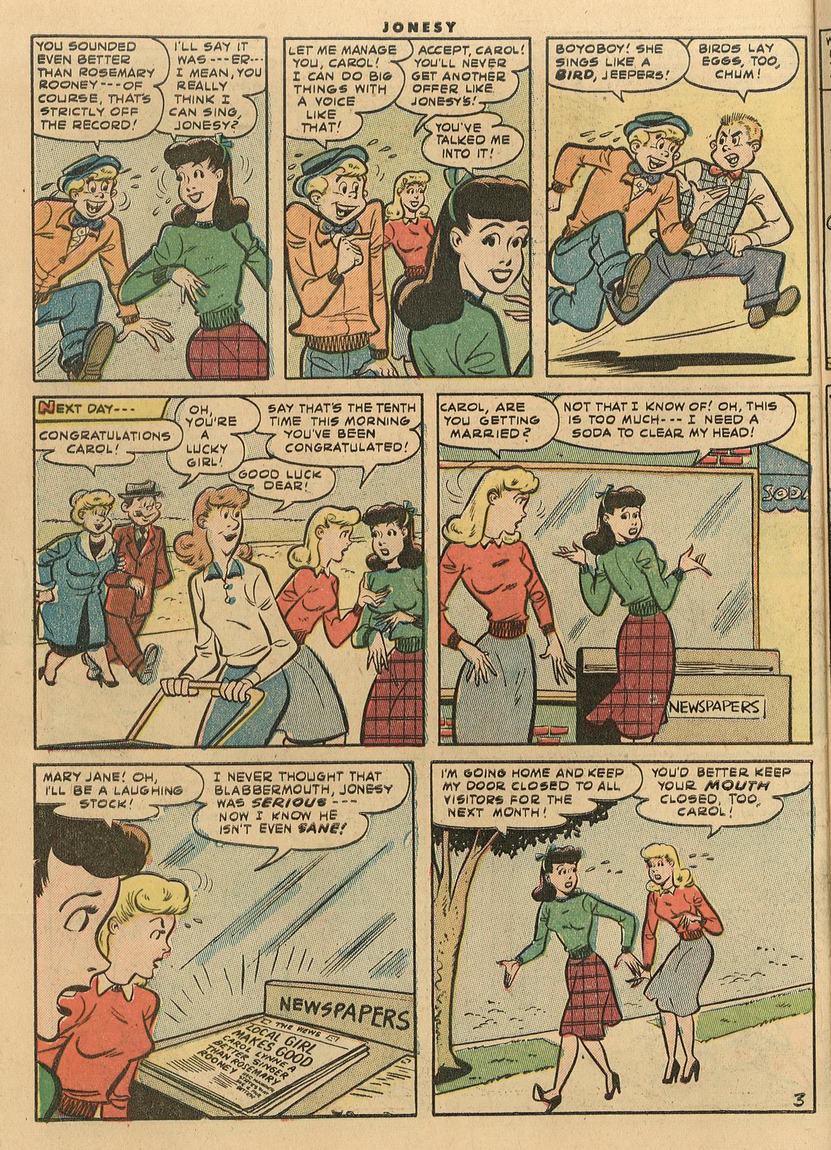 Read online Jonesy (1953) comic -  Issue #5 - 30