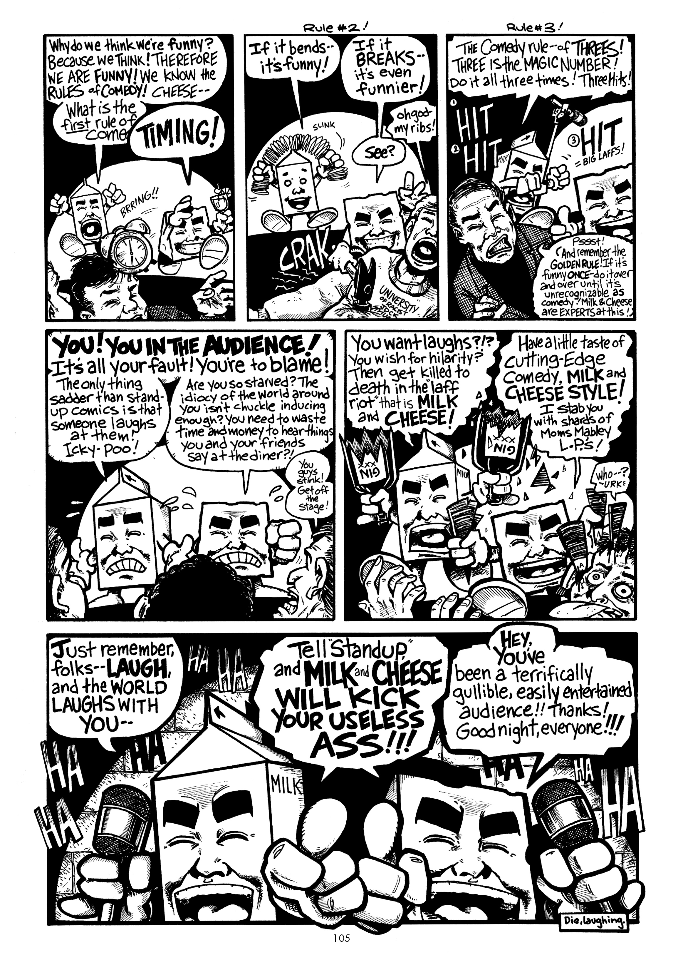 Read online Milk And Cheese: Dairy Products Gone Bad! comic -  Issue # Full - 107