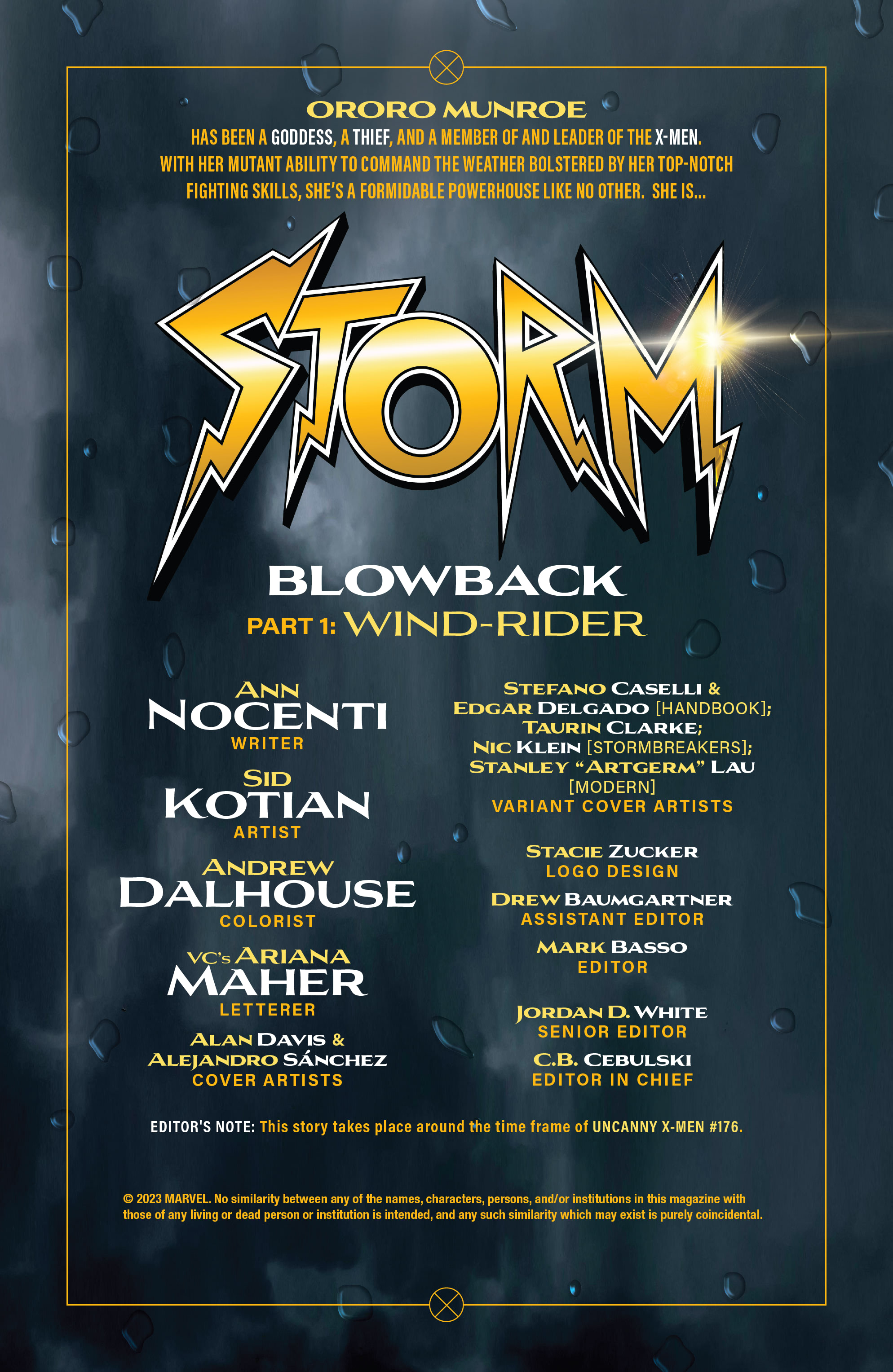 Read online Storm (2023) comic -  Issue #1 - 2