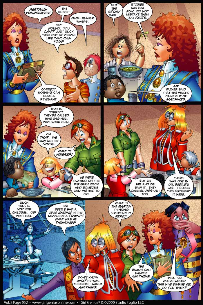Read online Girl Genius (2002) comic -  Issue #2 - 52