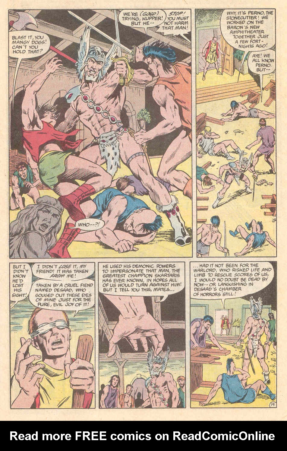 Read online Warlord (1976) comic -  Issue #118 - 19