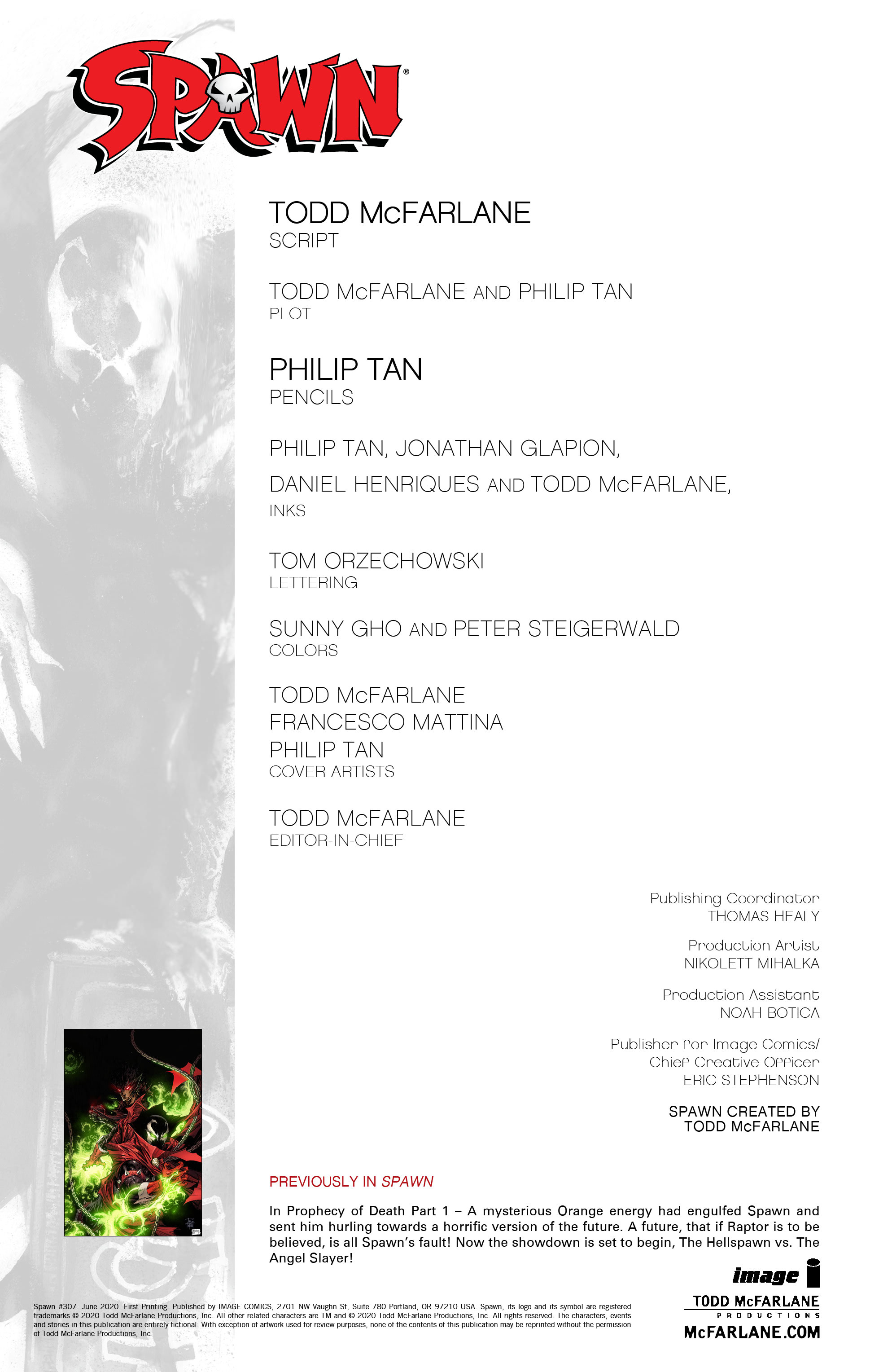 Read online Spawn comic -  Issue #307 - 2