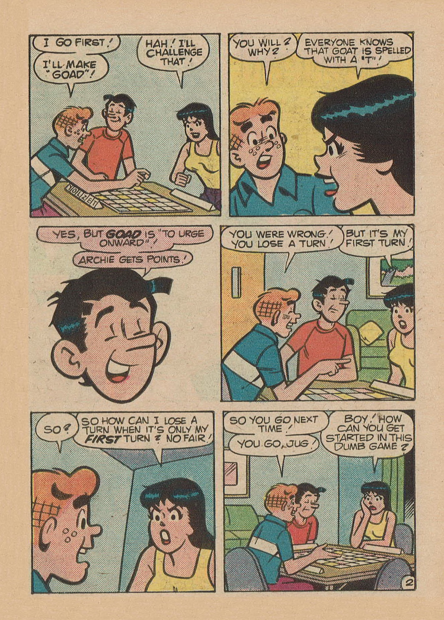 Read online Archie Annual Digest Magazine comic -  Issue #53 - 126