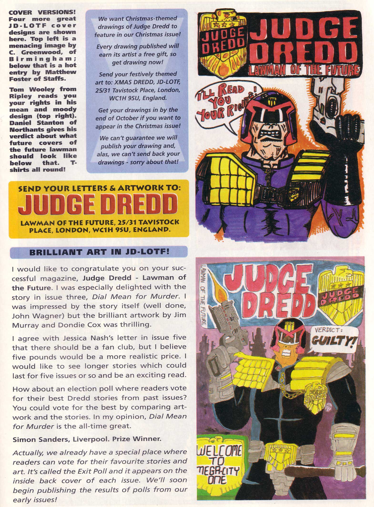 Read online Judge Dredd Lawman of the Future comic -  Issue #8 - 28