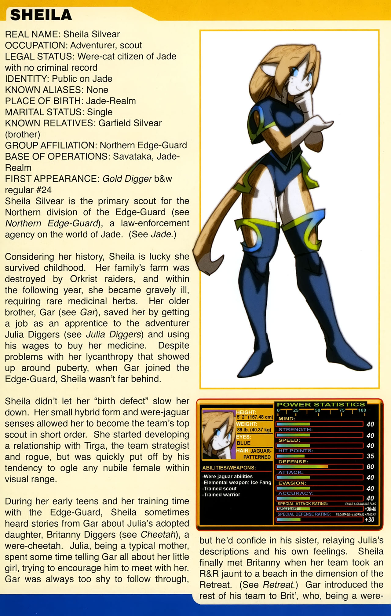 Read online Gold Digger Sourcebook: The Official Handbook of the GD Universe comic -  Issue #12 - 32
