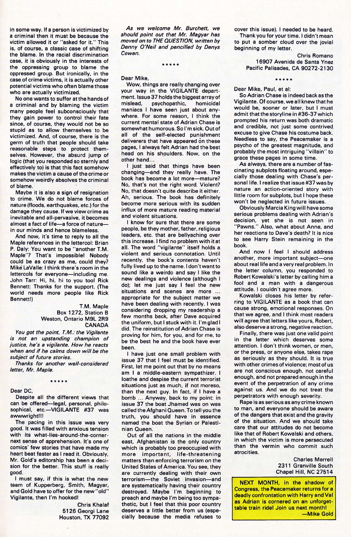 Read online Vigilante (1983) comic -  Issue #41 - 31