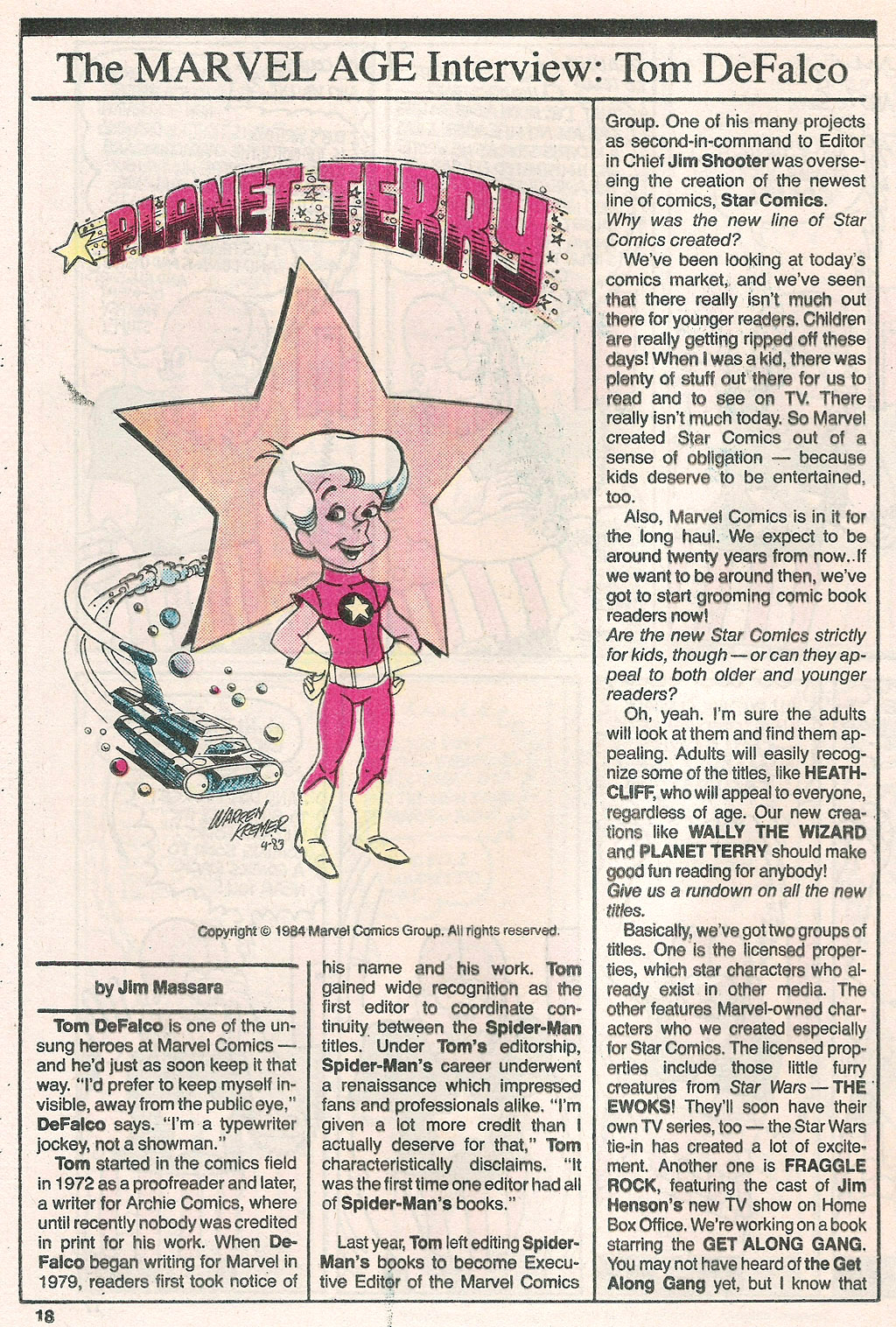 Read online Marvel Age comic -  Issue #19 - 19