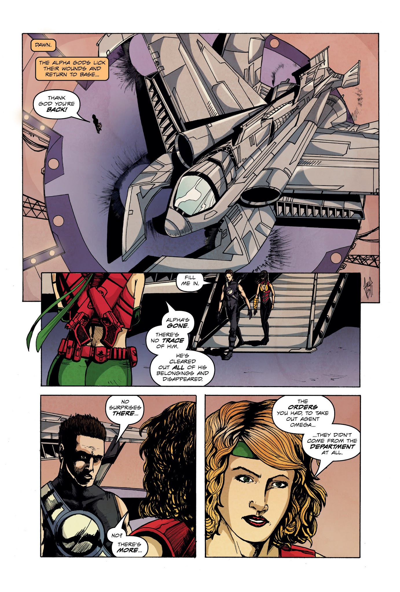 Read online Alpha Gods comic -  Issue #6 - 7