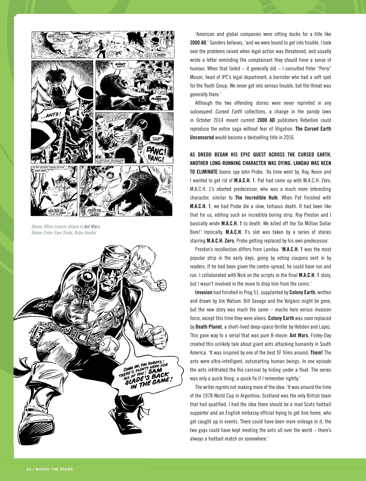 Read online Thrill-Power Overload: Forty Years of 2000 AD: Revised, Updated and Expanded! comic -  Issue # TPB (Part 1) - 49