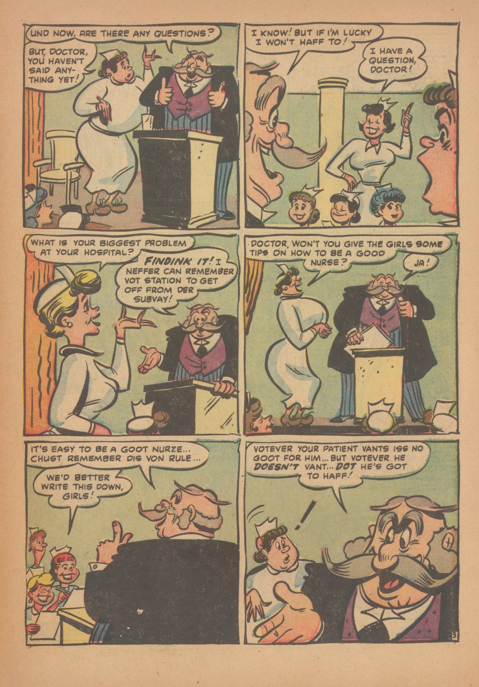 Read online Nellie The Nurse (1945) comic -  Issue #34 - 31