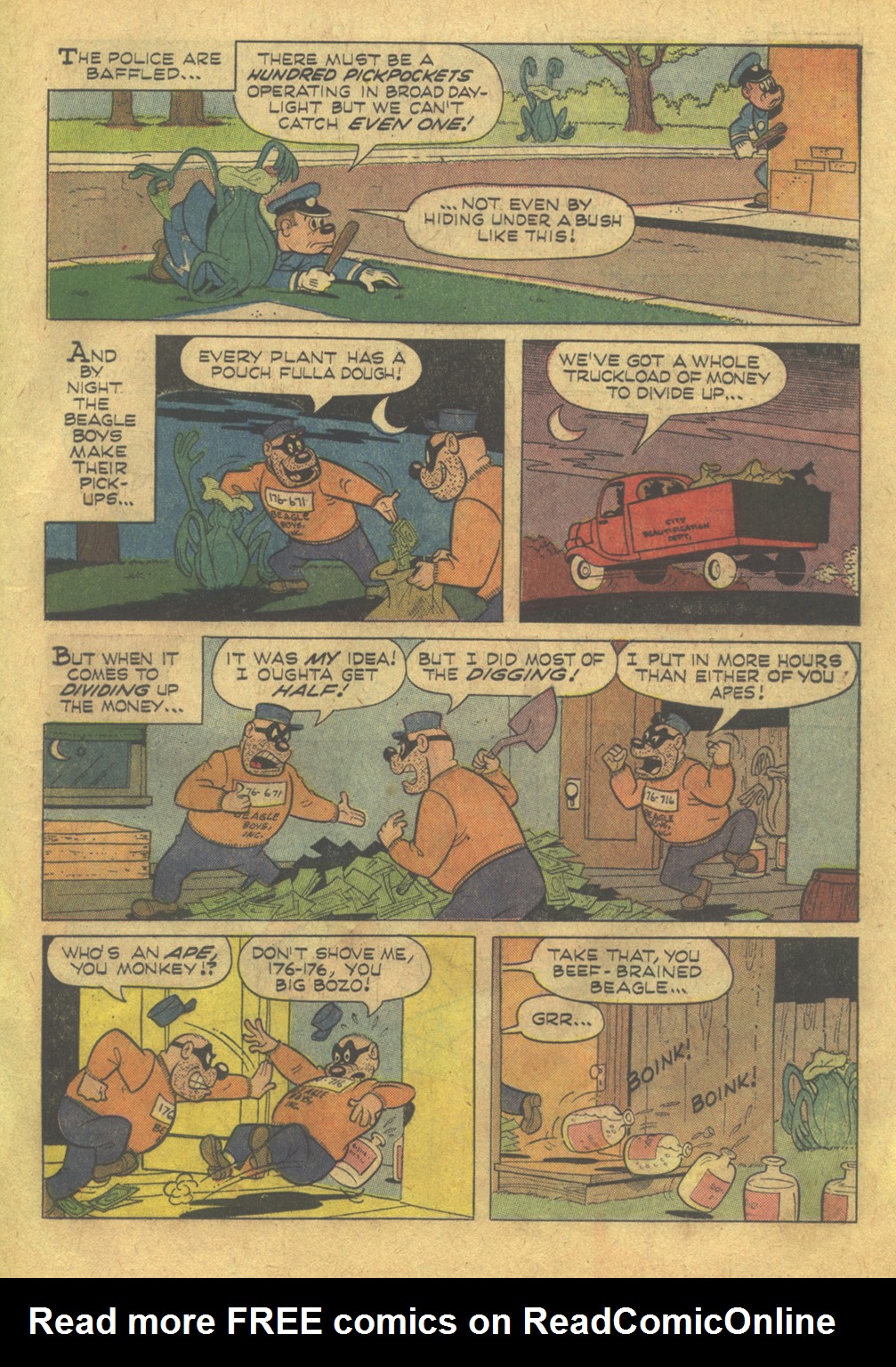 Read online Walt Disney THE BEAGLE BOYS comic -  Issue #5 - 19