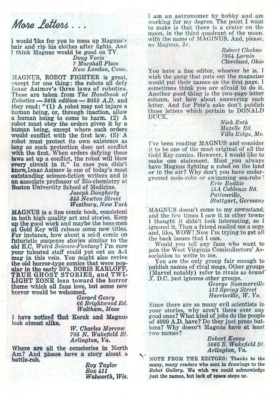 Read online Magnus, Robot Fighter 4000 AD comic -  Issue #14 - 34