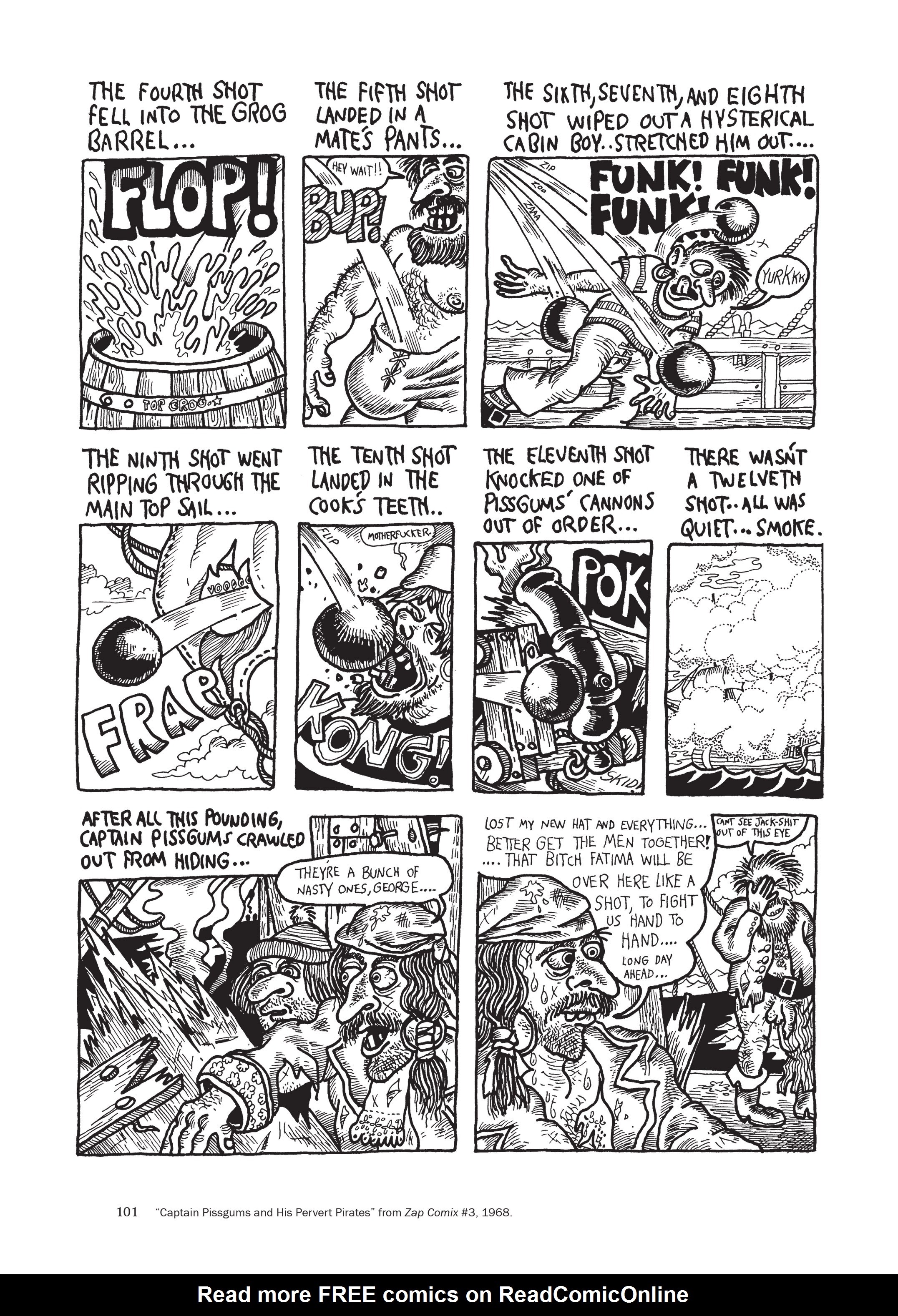 Read online The Mythology of S. Clay Wilson comic -  Issue # Pirates in the Heartland (Part 1) - 95